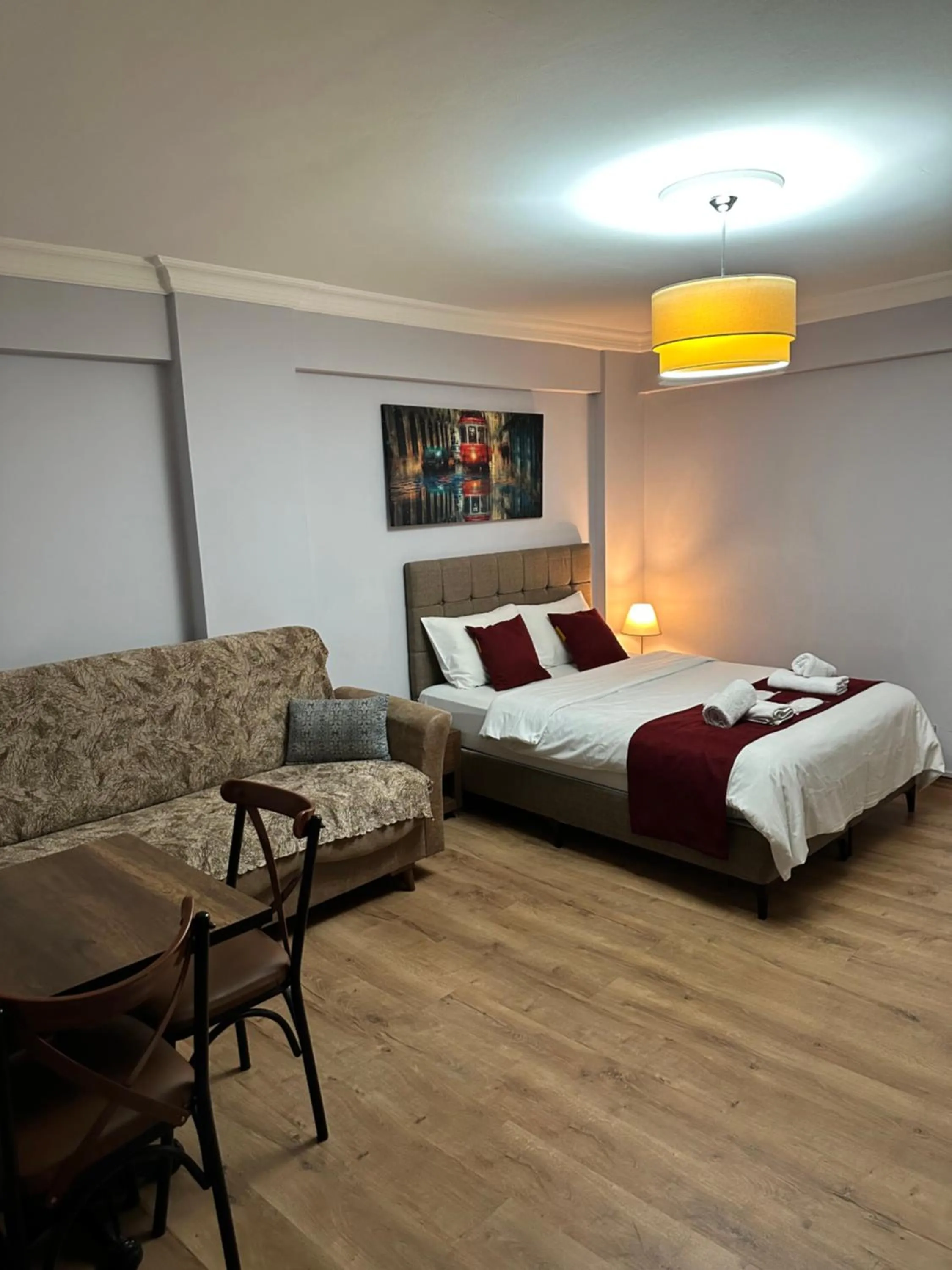 Bed in Taksim Rain Suite