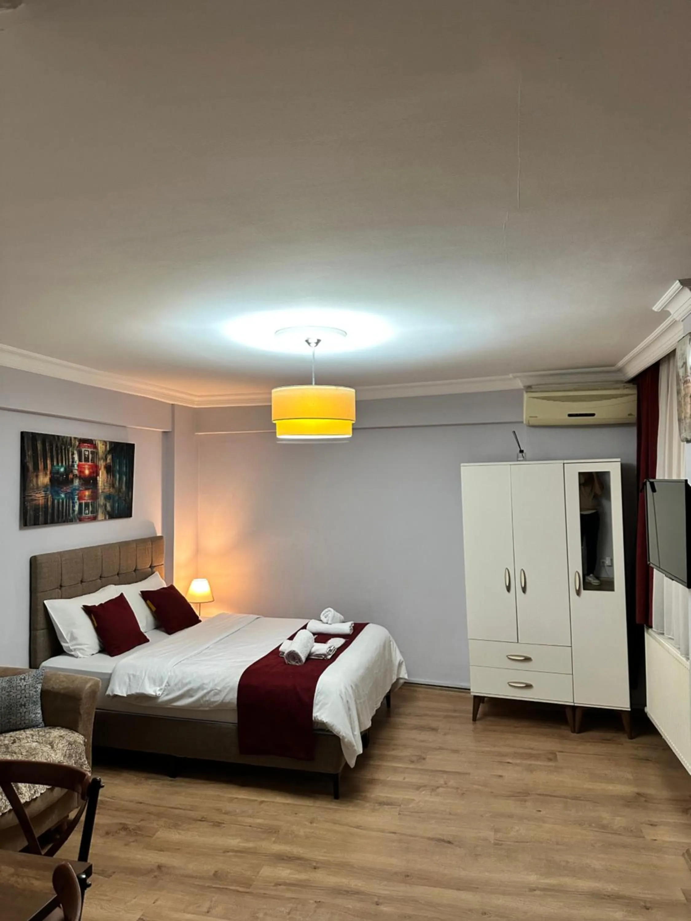 Bed in Taksim Rain Suite