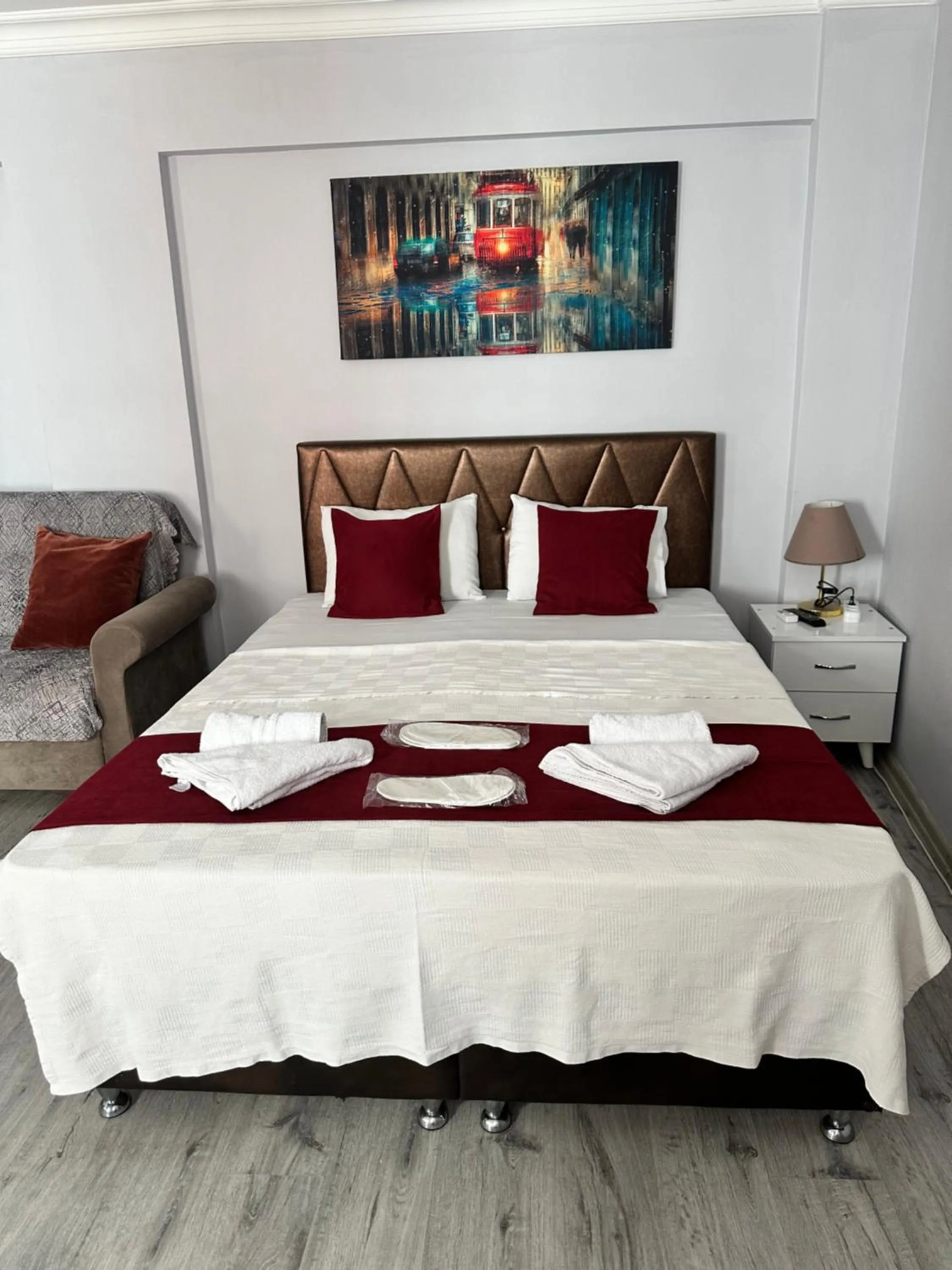 Bed in Taksim Rain Suite