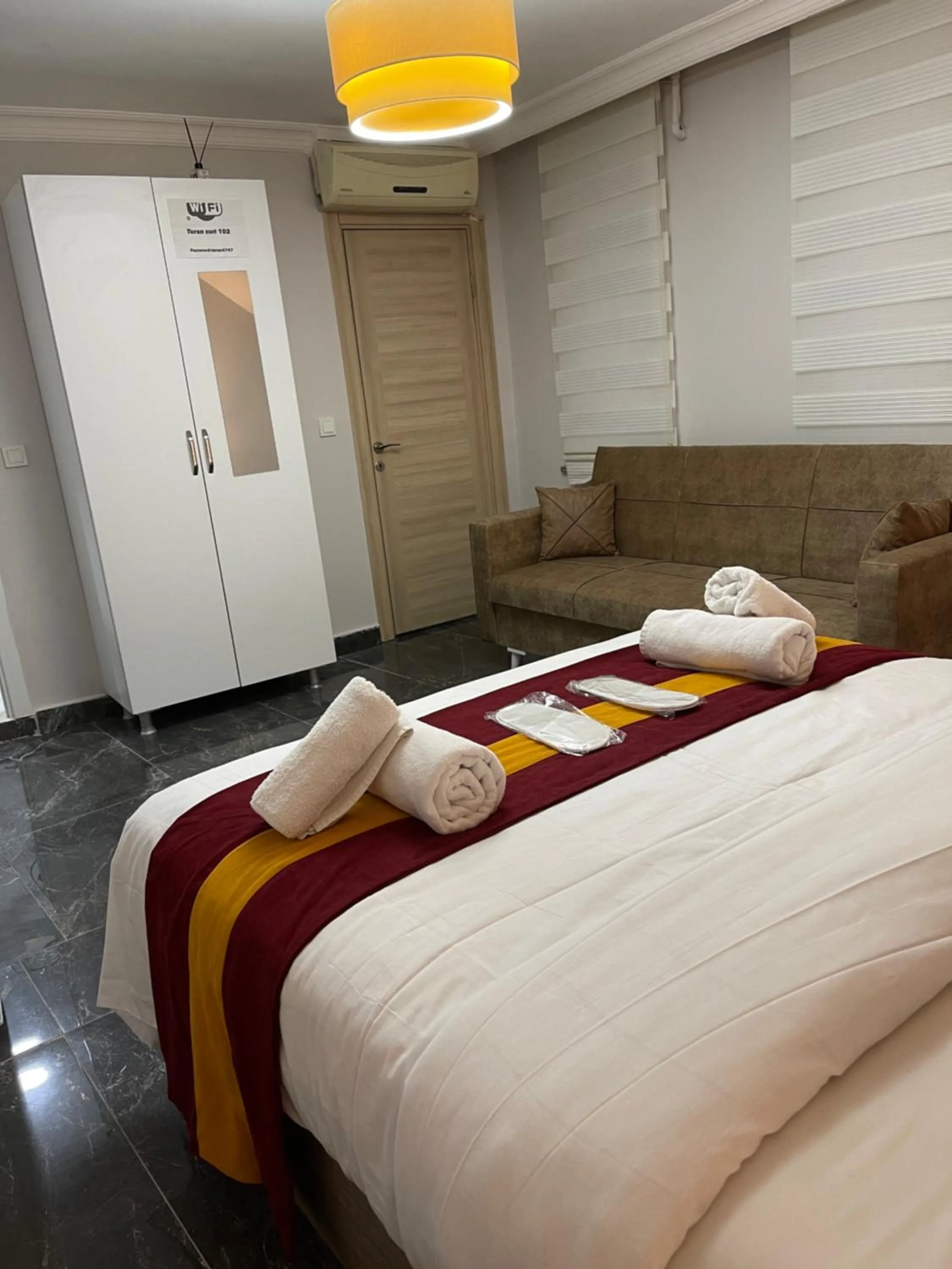 Bed in Taksim Rain Suite