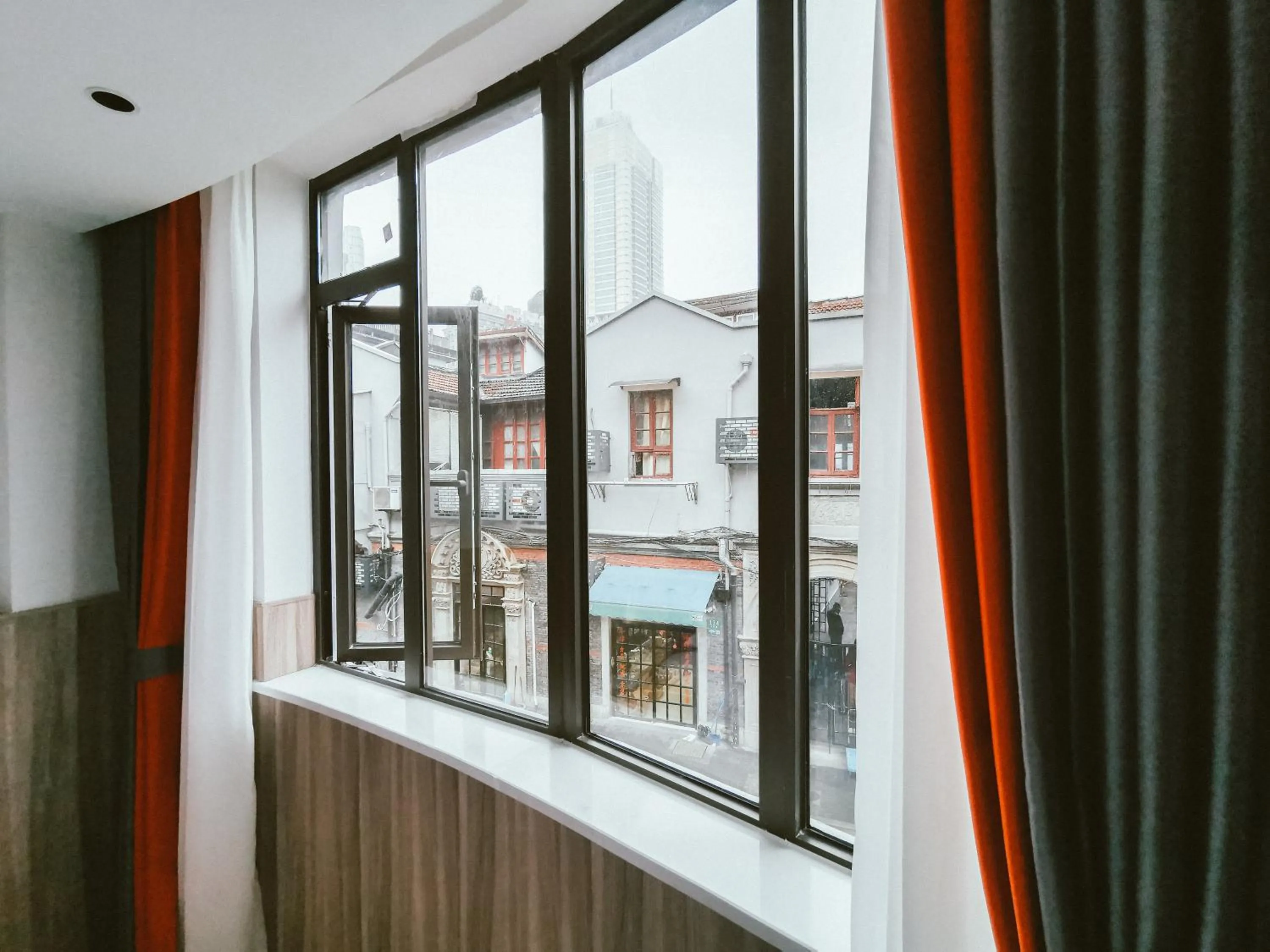 City view in Shanghai Fish Inn People Square