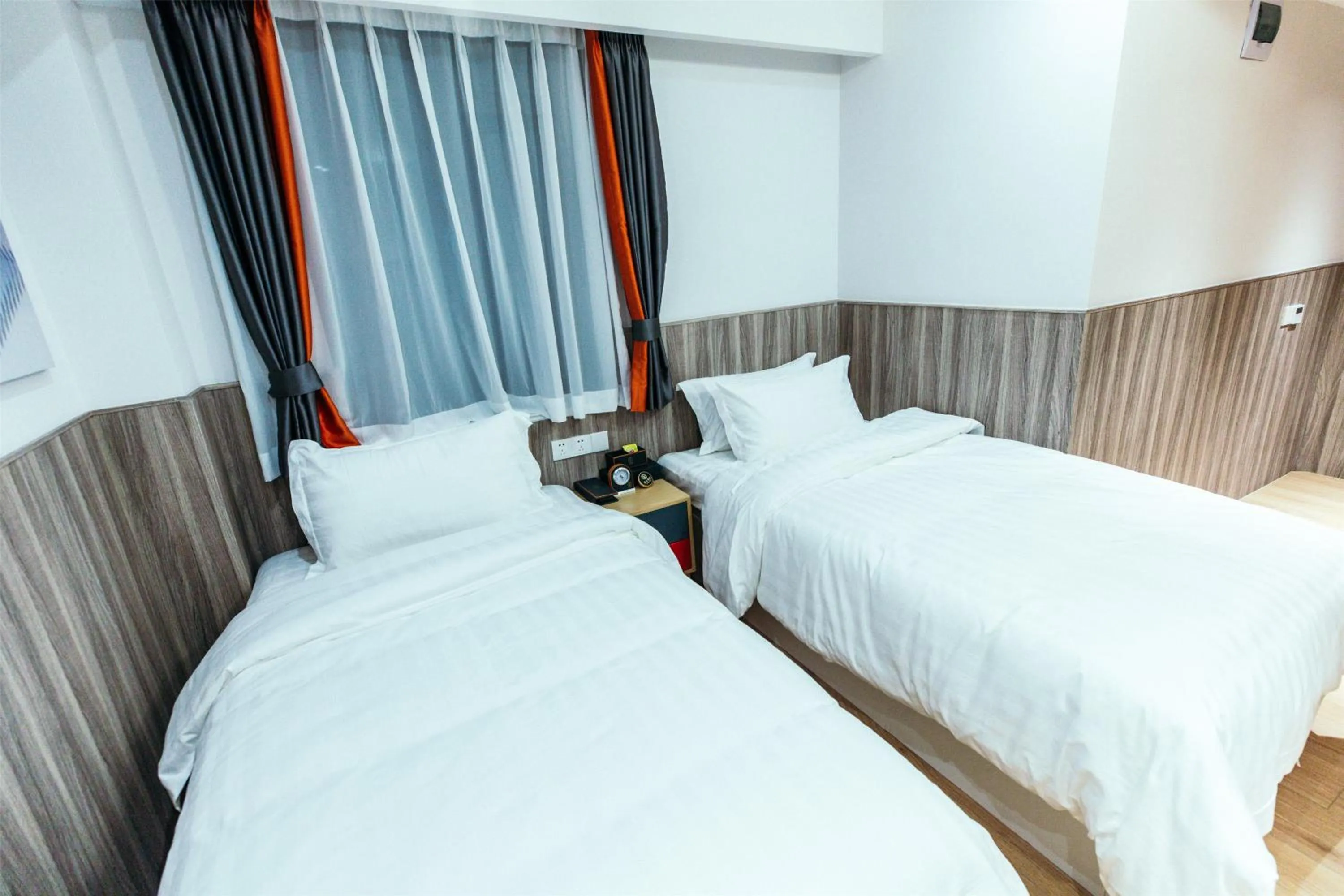 Decorative detail, Bed in Shanghai Fish Inn People Square