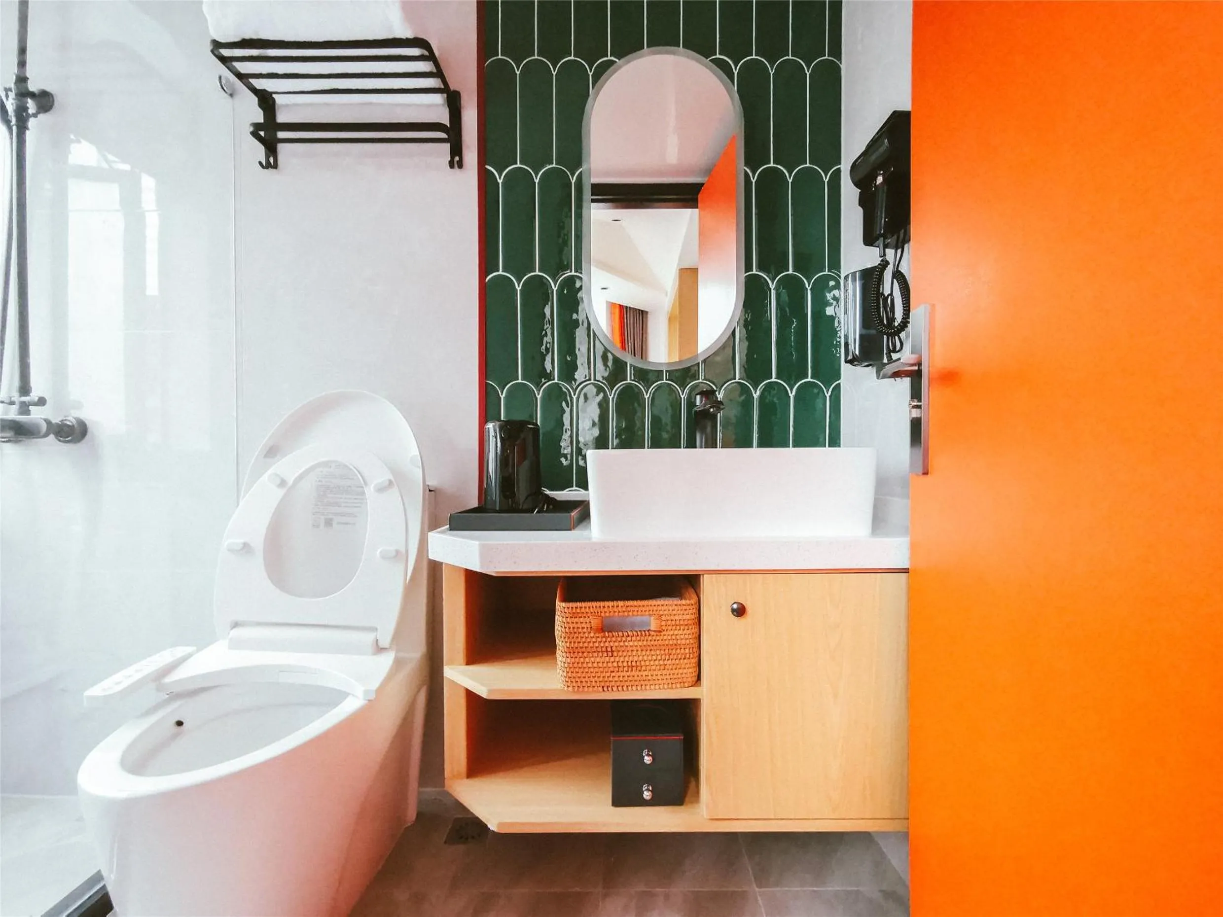 Bathroom in Shanghai Fish Inn People Square