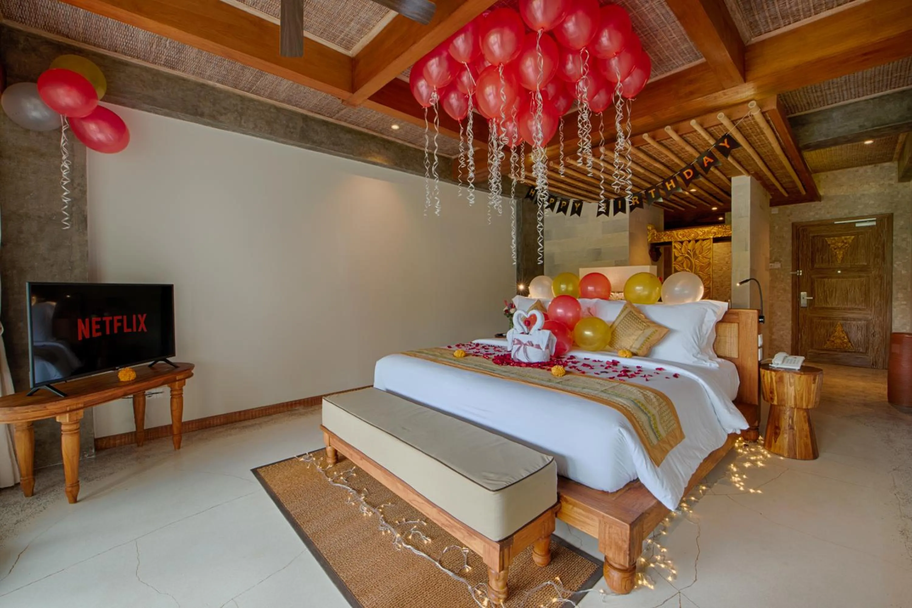 Decorative detail, Bed in Kastara Resort