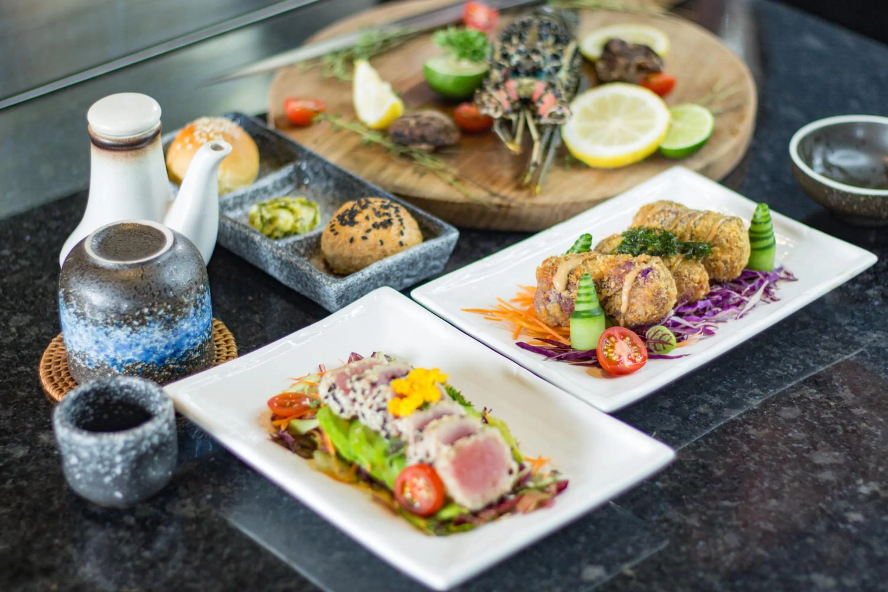 Food close-up in Kastara Resort