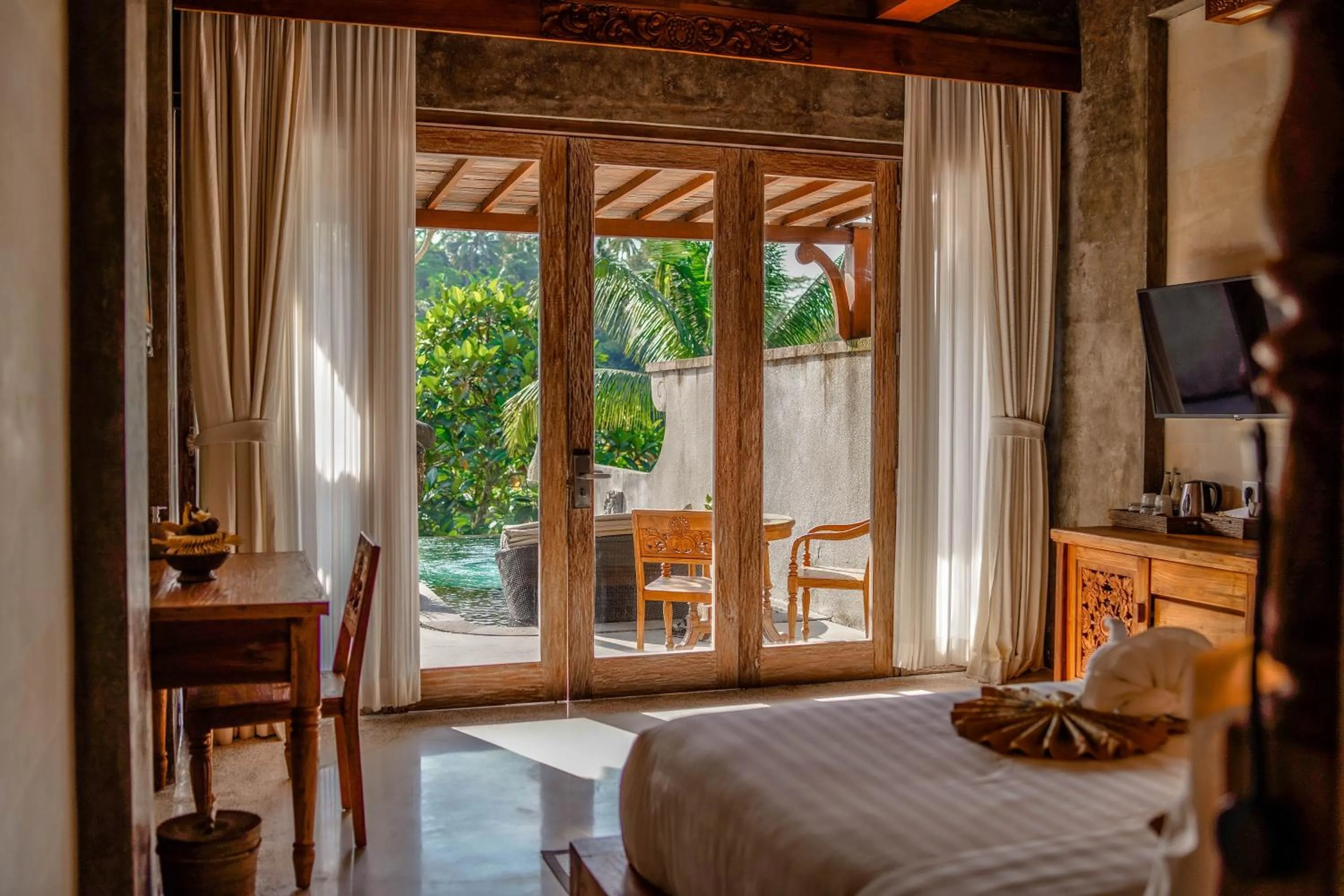 Bed in Kastara Resort