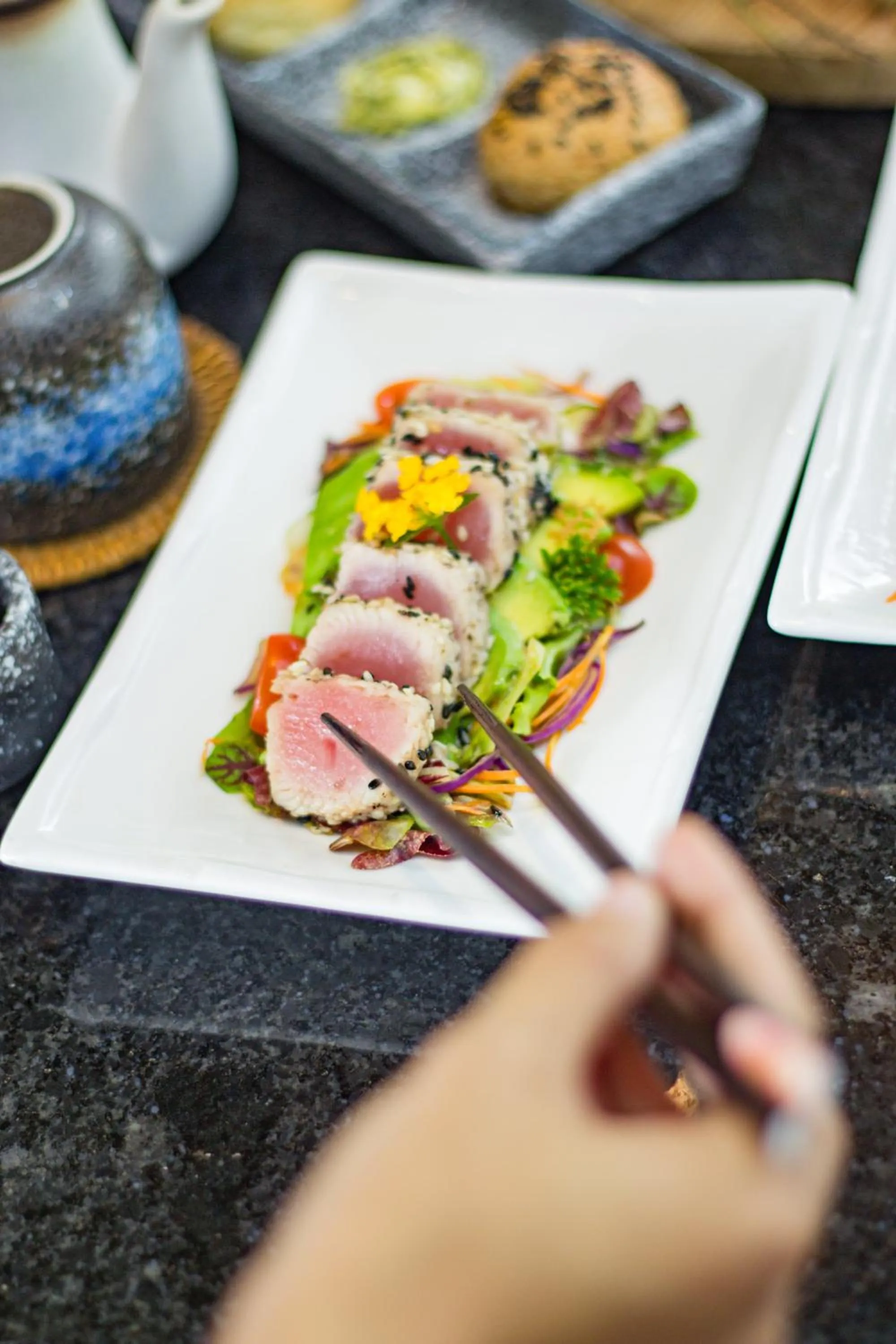 Food close-up in Kastara Resort