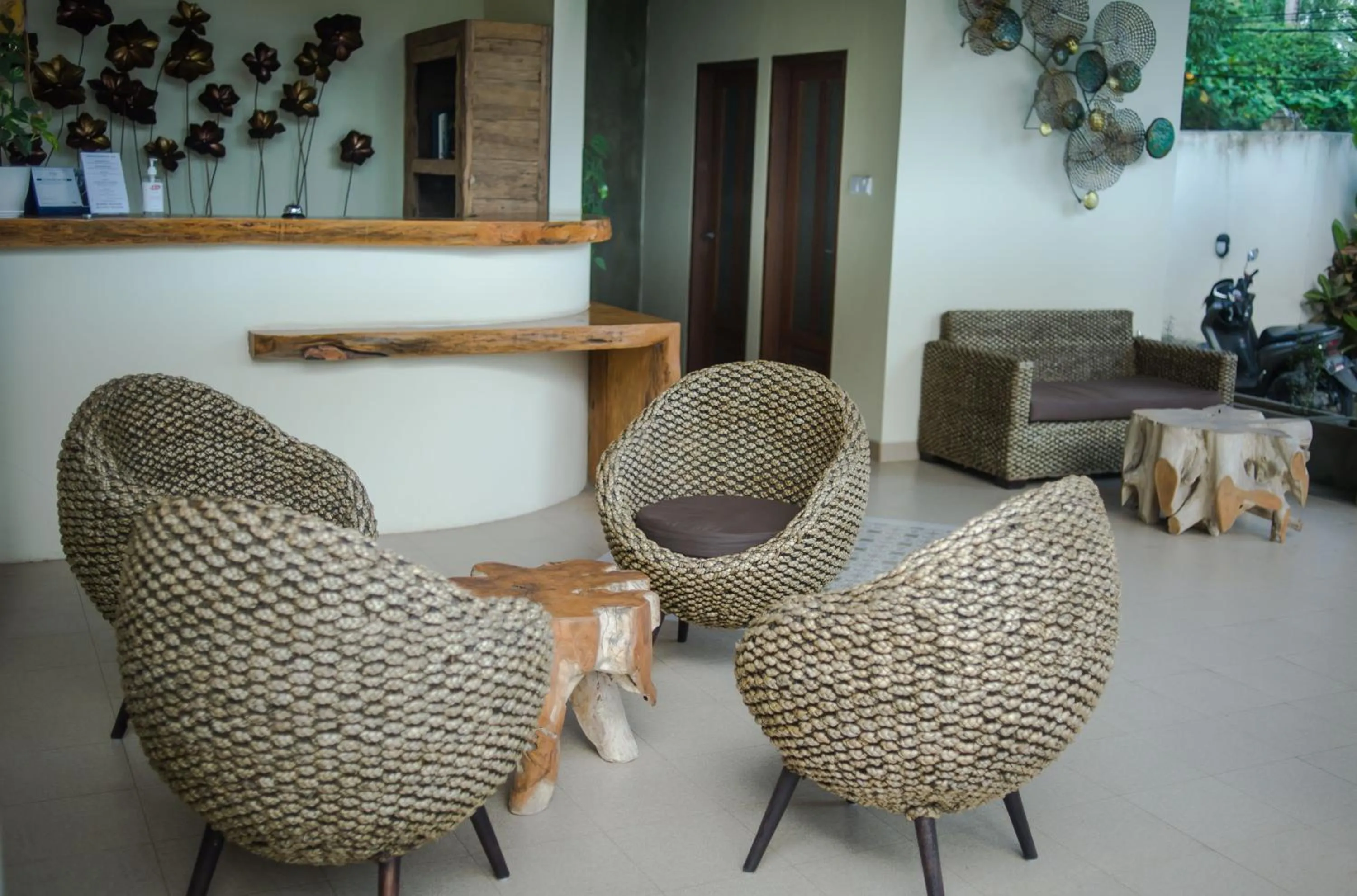 Lobby or reception in Akatara Hotel