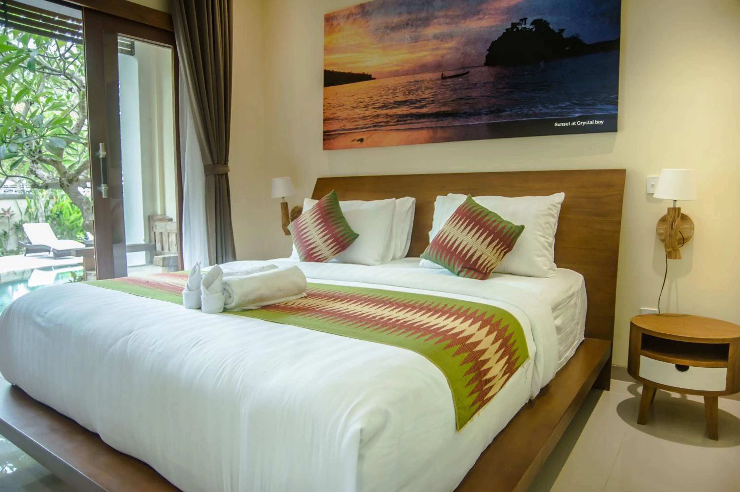 Bed in Akatara Hotel