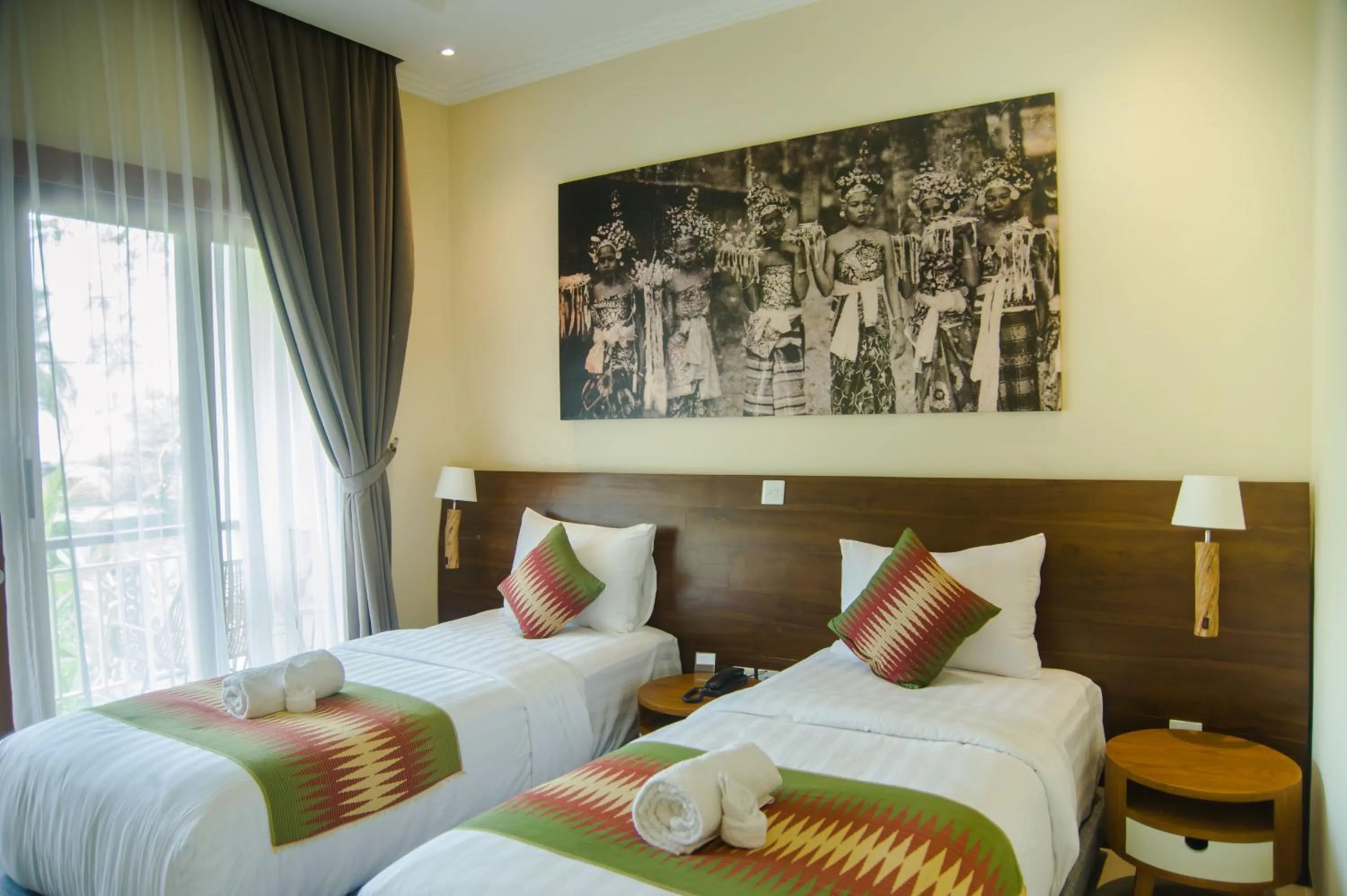 Bed in Akatara Hotel