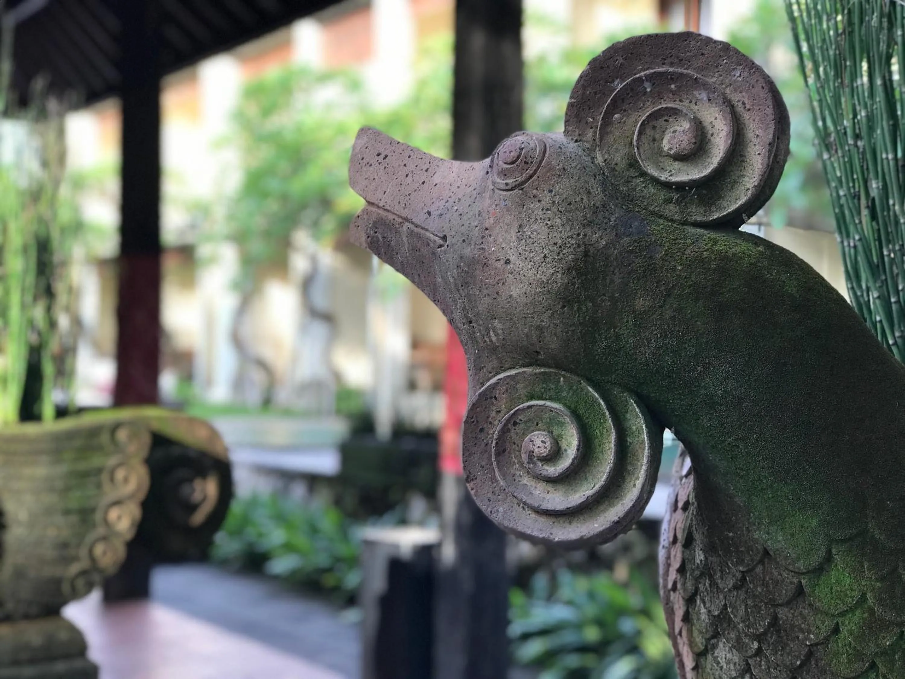 Decorative detail in Akatara Hotel