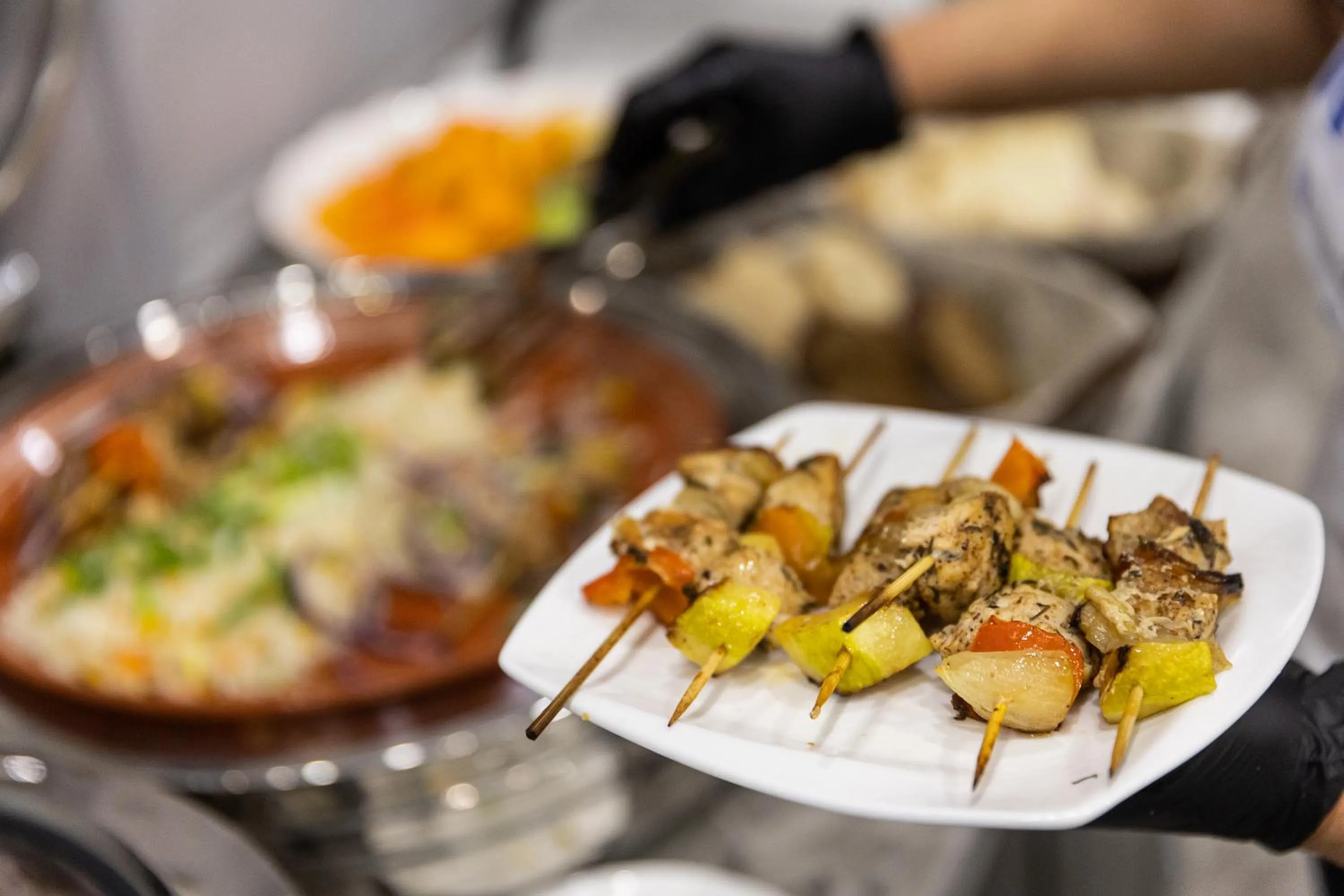 Buffet breakfast in Hotel Resident Bishkek