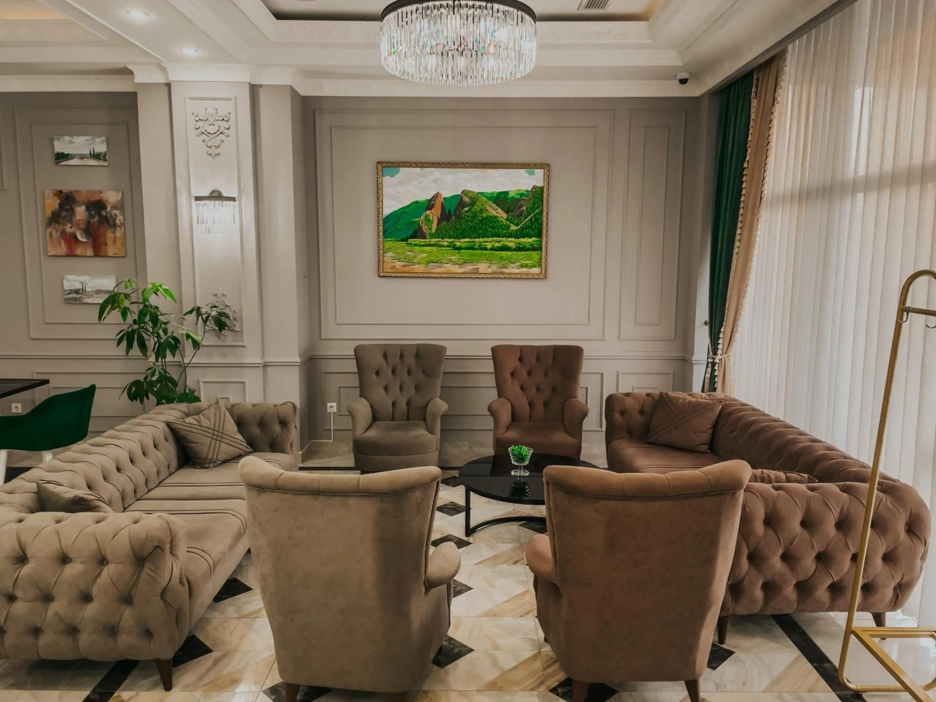 Living room in Hotel Resident Bishkek