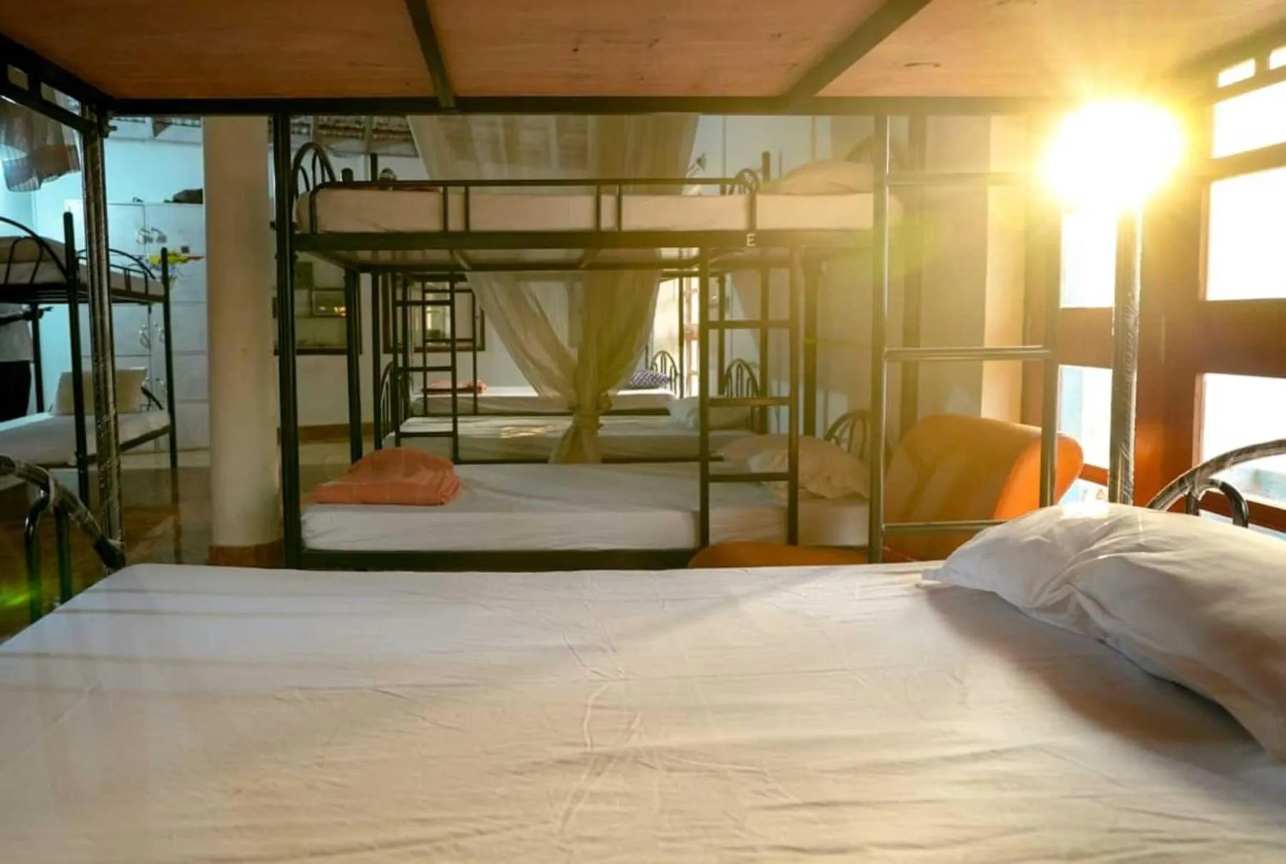 Bed in Anjoned Hostel & Cafe