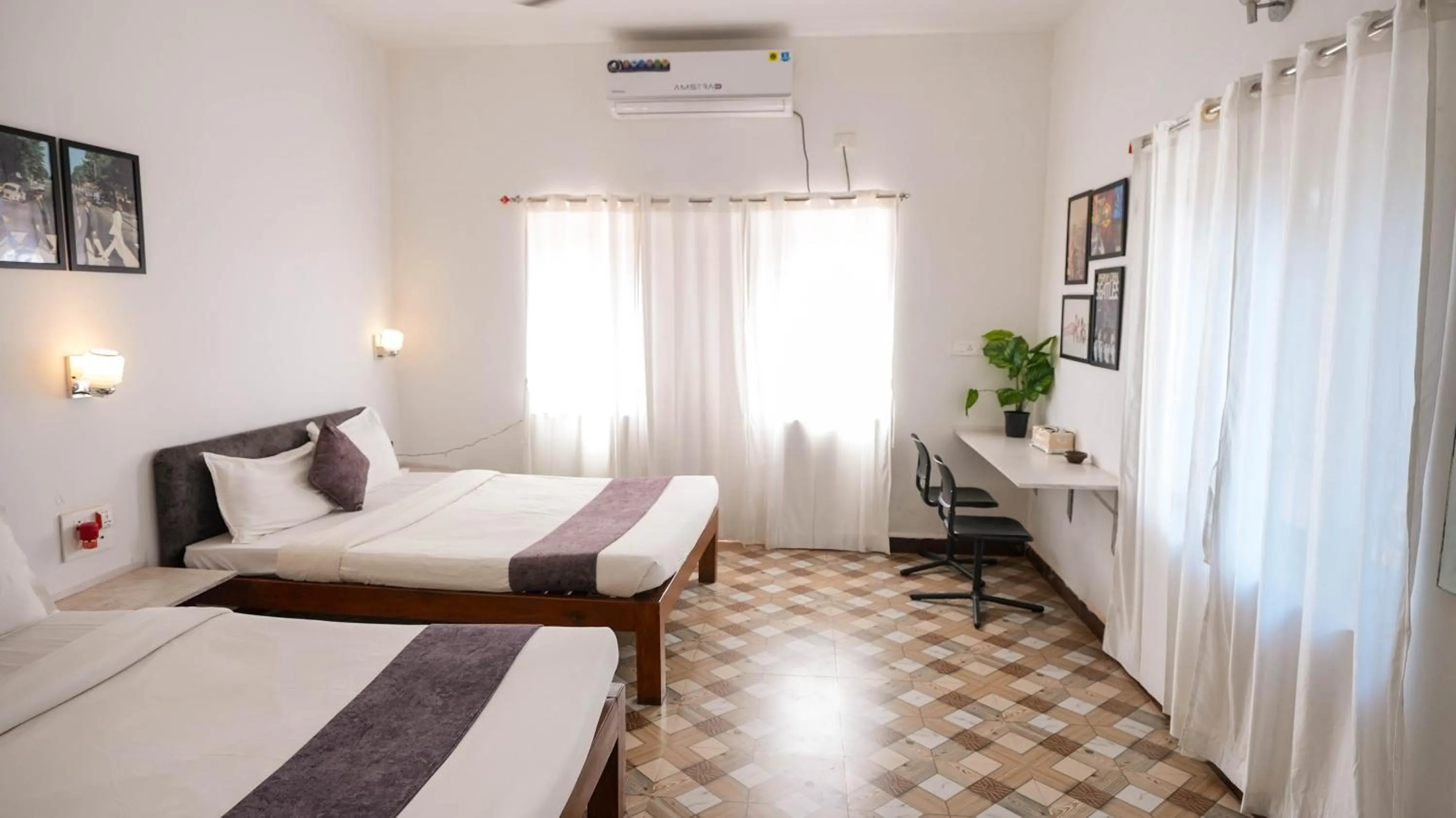 Bed in Anjoned Hostel & Cafe