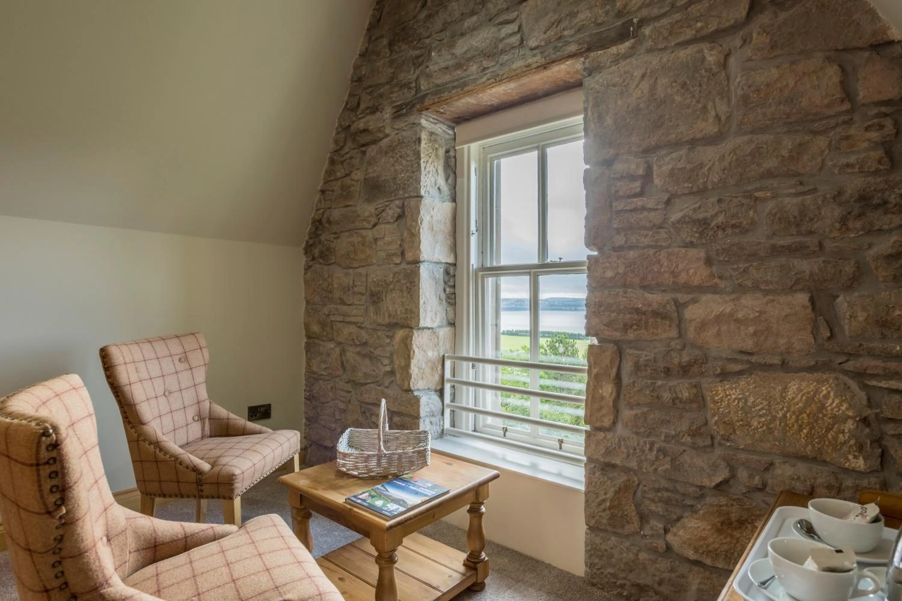 Seating area in Taypark House