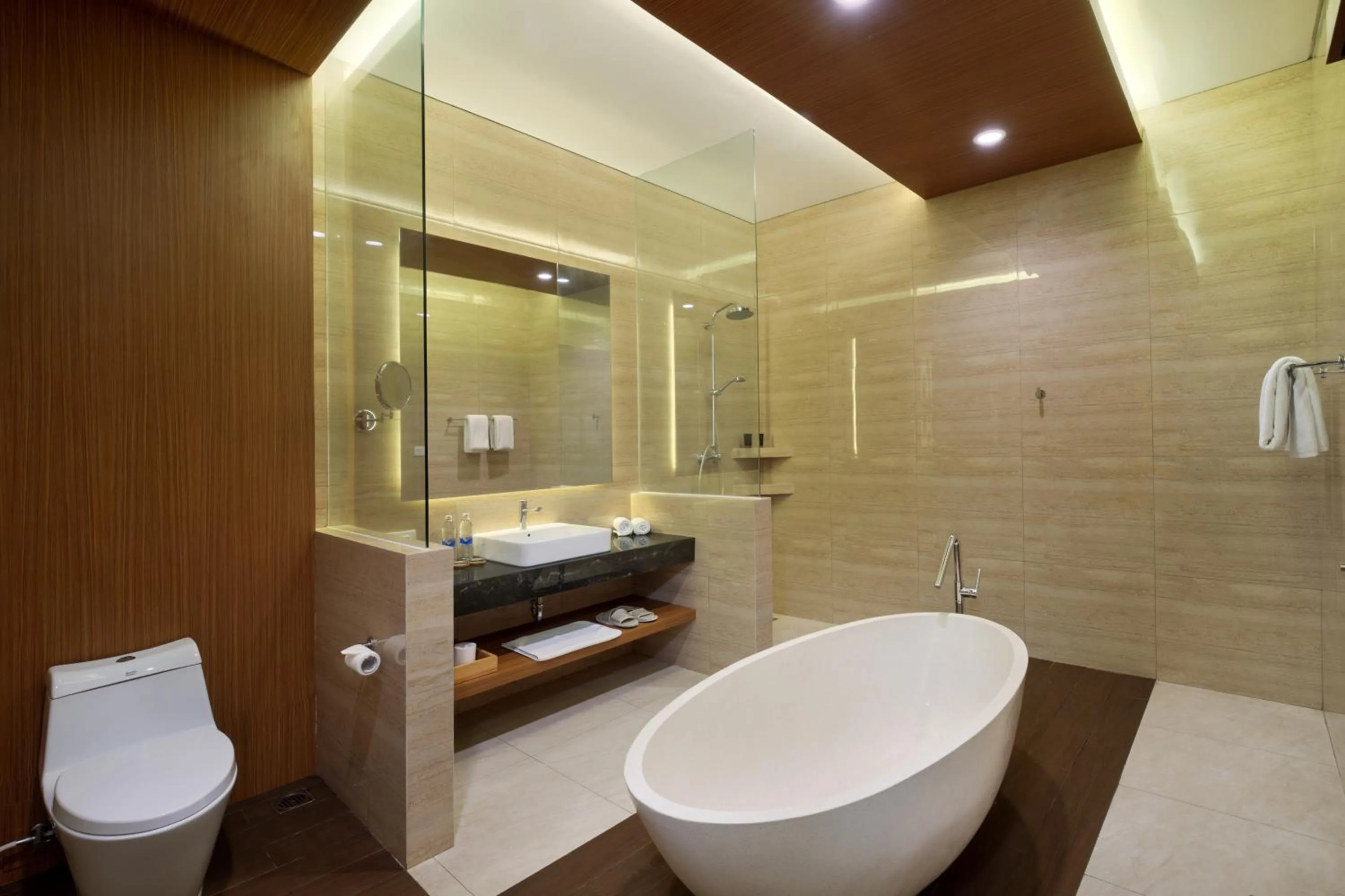 Shower in The Claremont Luxury Villas