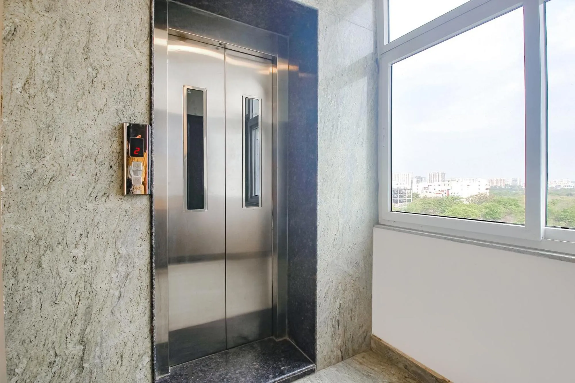 elevator in Via Corner Courtyard - Nr Botanical Garden, Kondapur