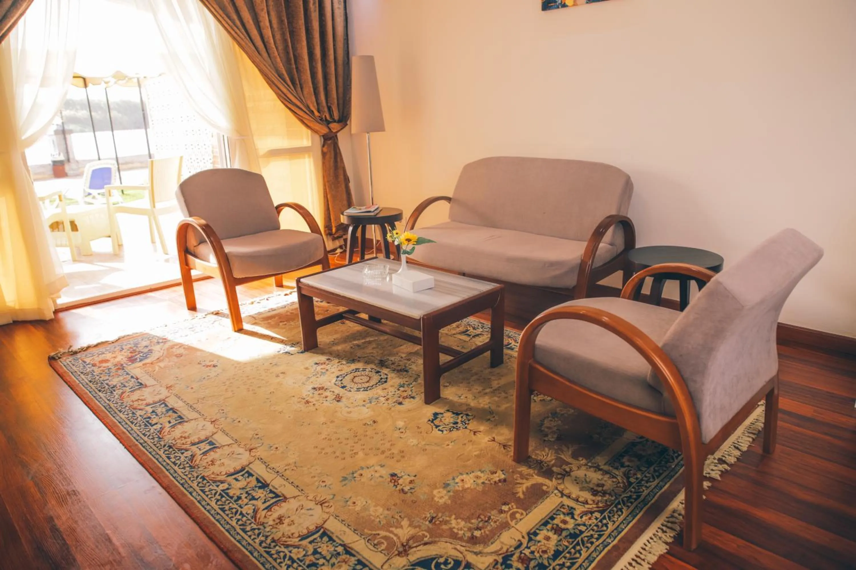 Living room in Jewel Maadi Cabins and Club
