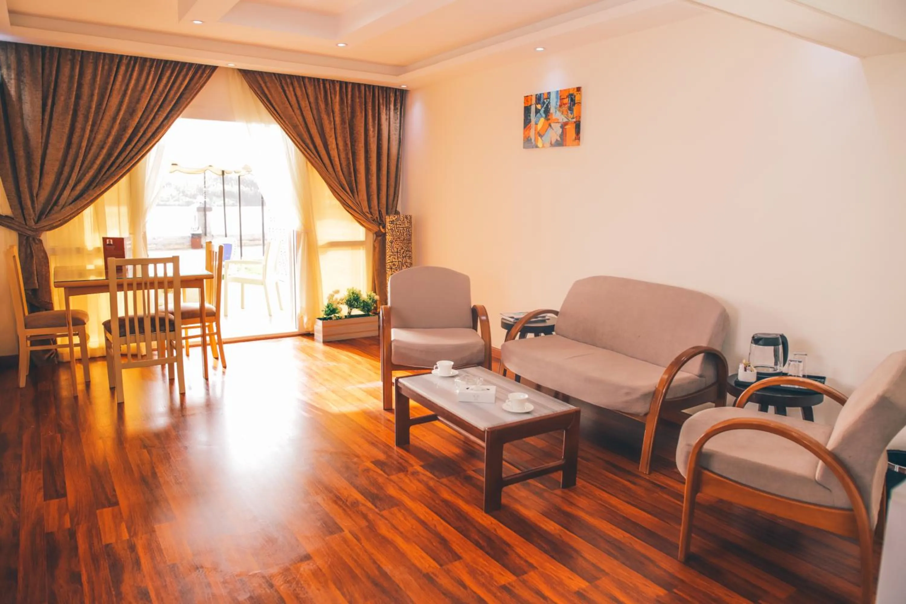 Living room in Jewel Maadi Cabins and Club