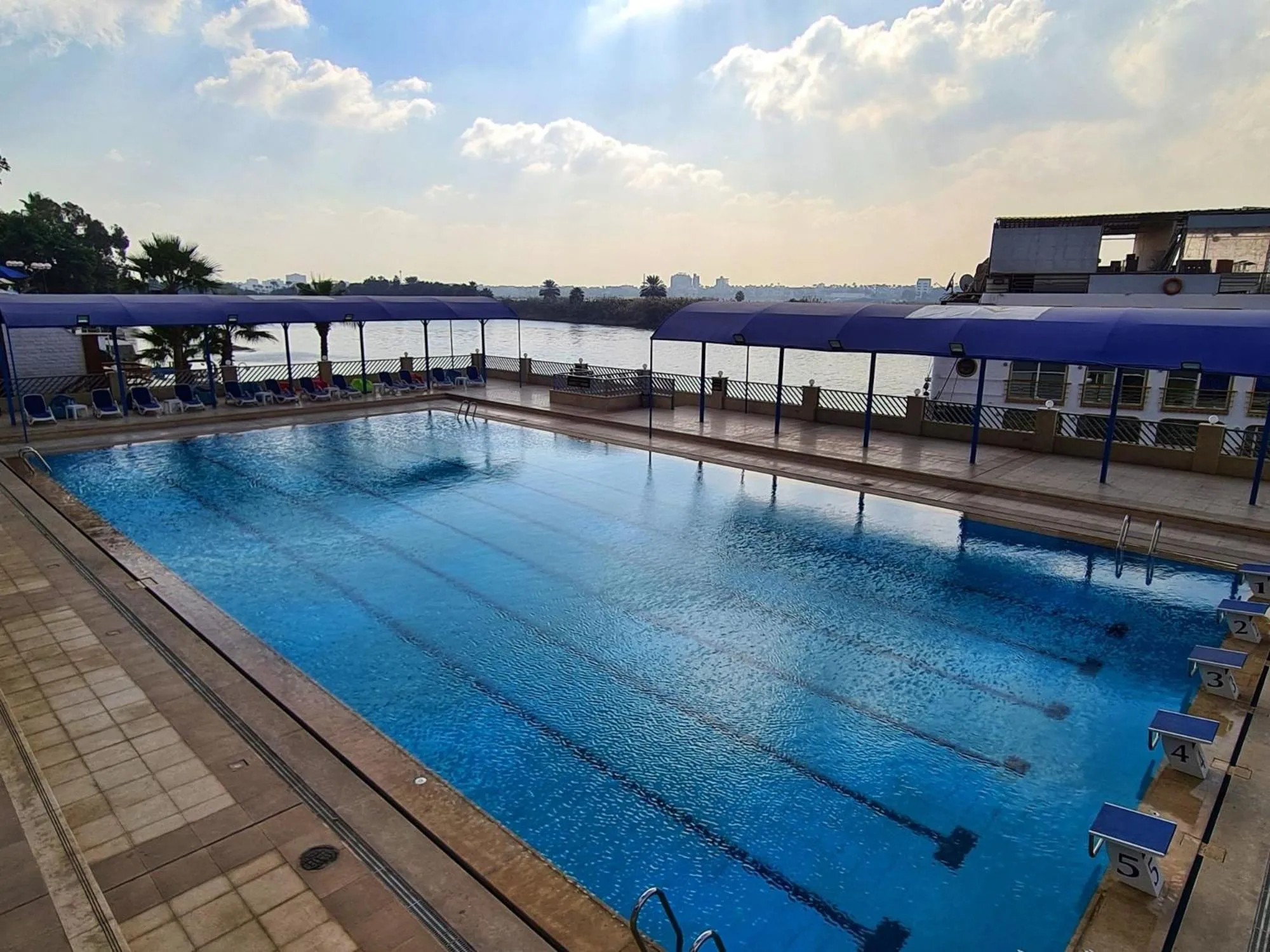 Swimming pool in Jewel Maadi Cabins and Club