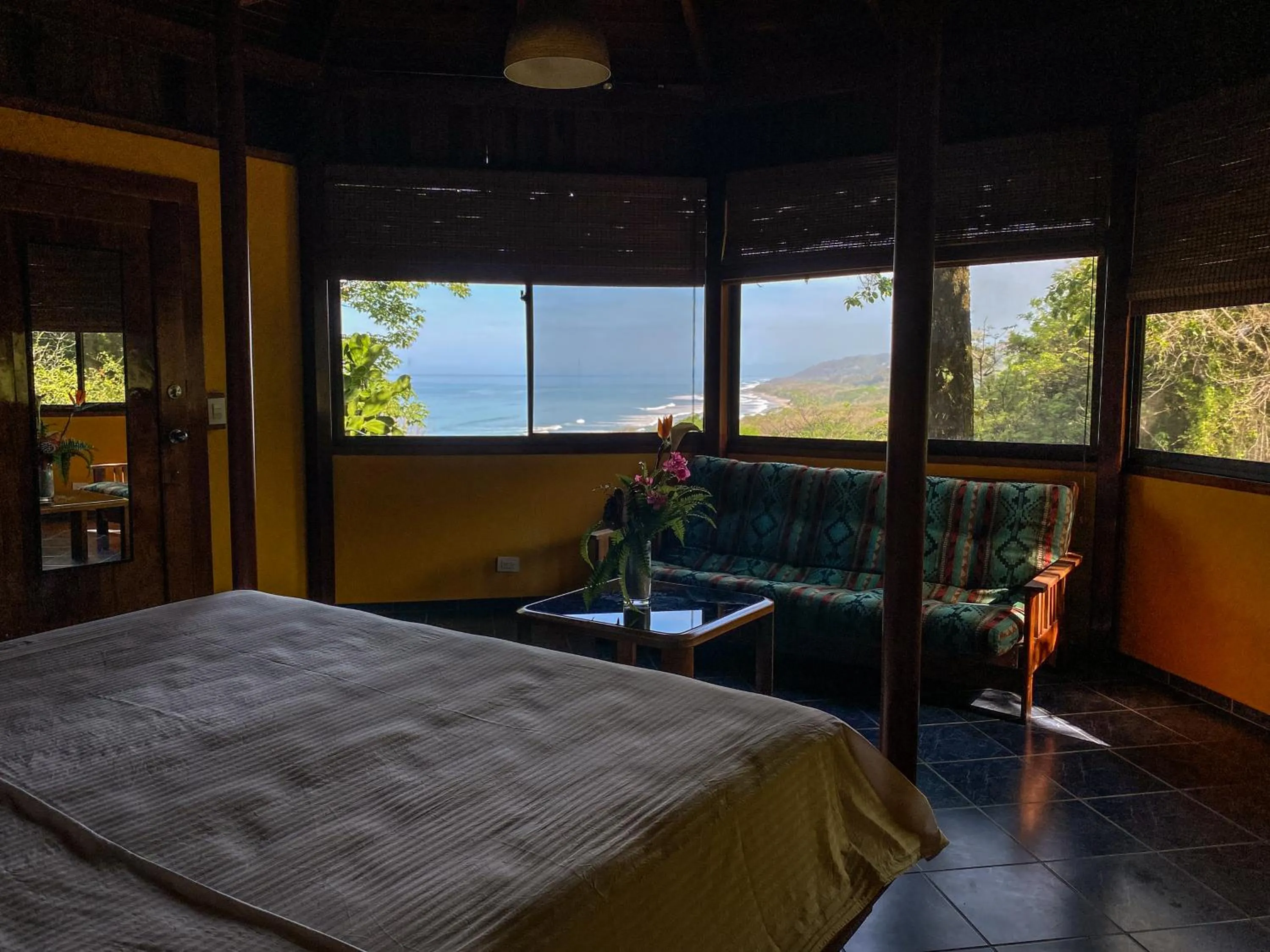 Patio, Bed in Hotel Vista de Olas