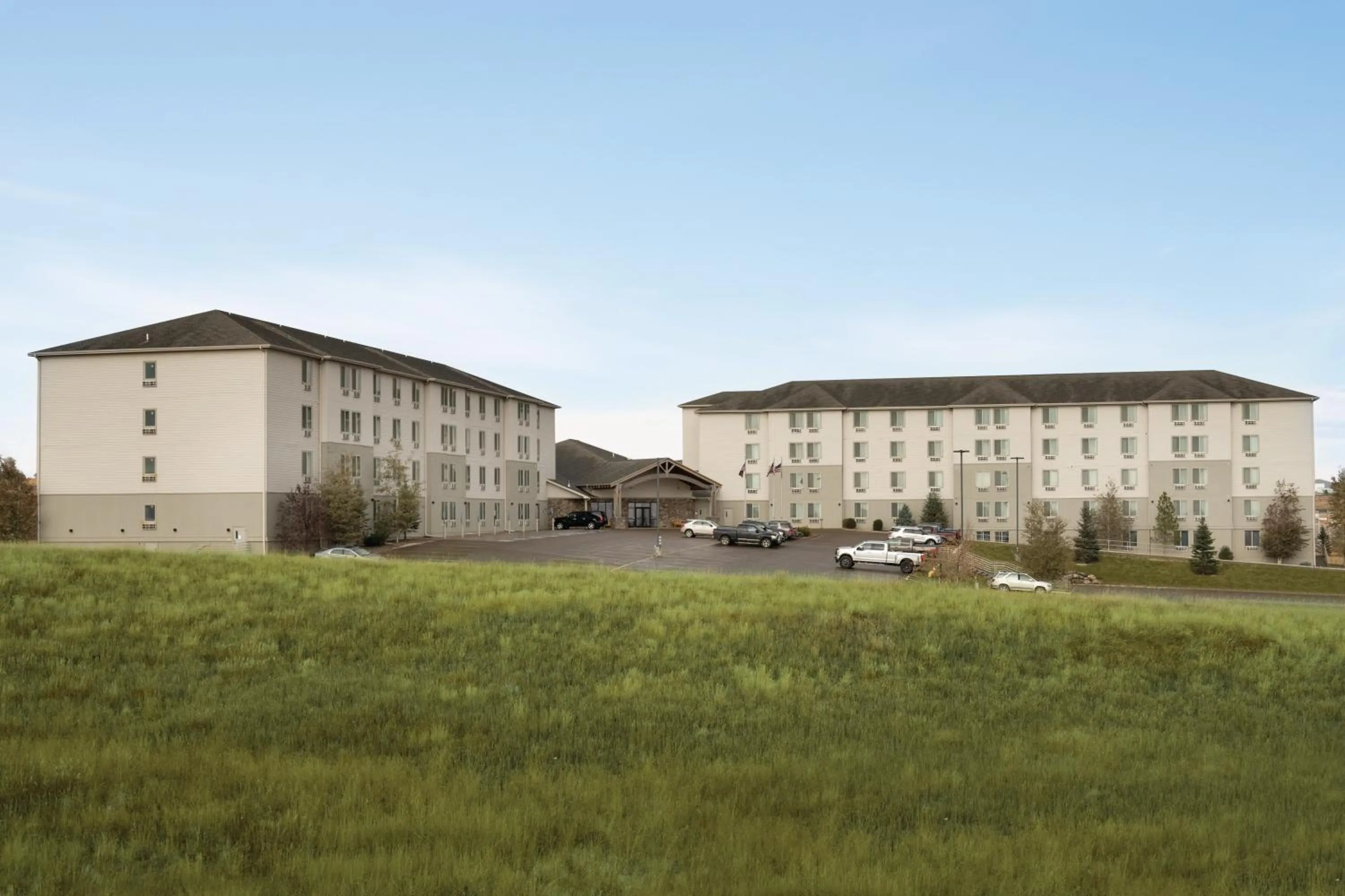 Property building in Bakken Airport XWA Hotel & Studios