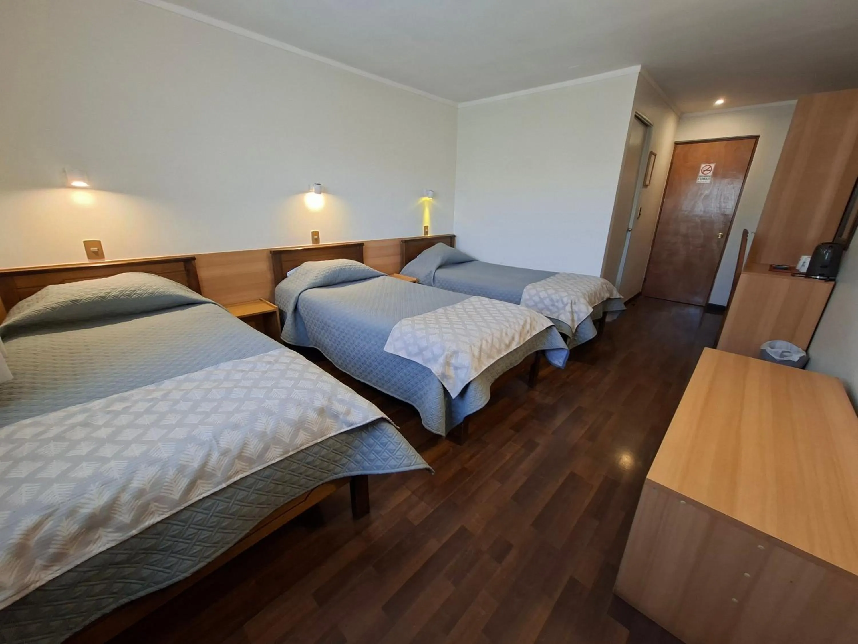 Bed in Hotel Los Andes