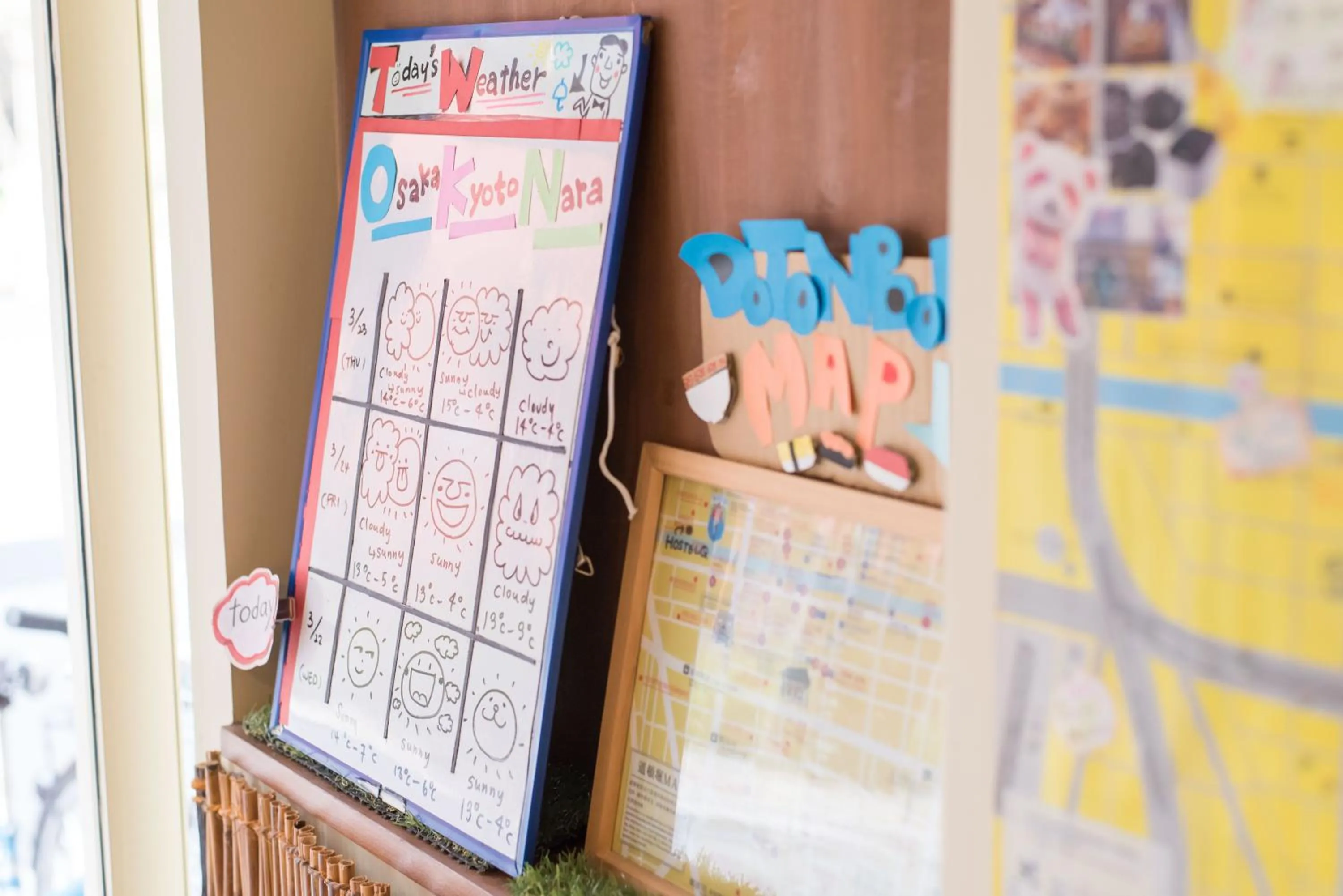 Decorative detail in Hostel Q
