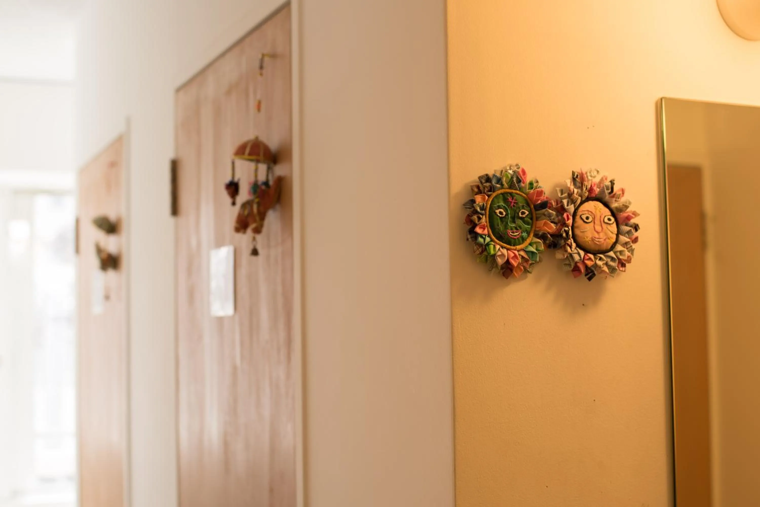 Decorative detail in Hostel Q