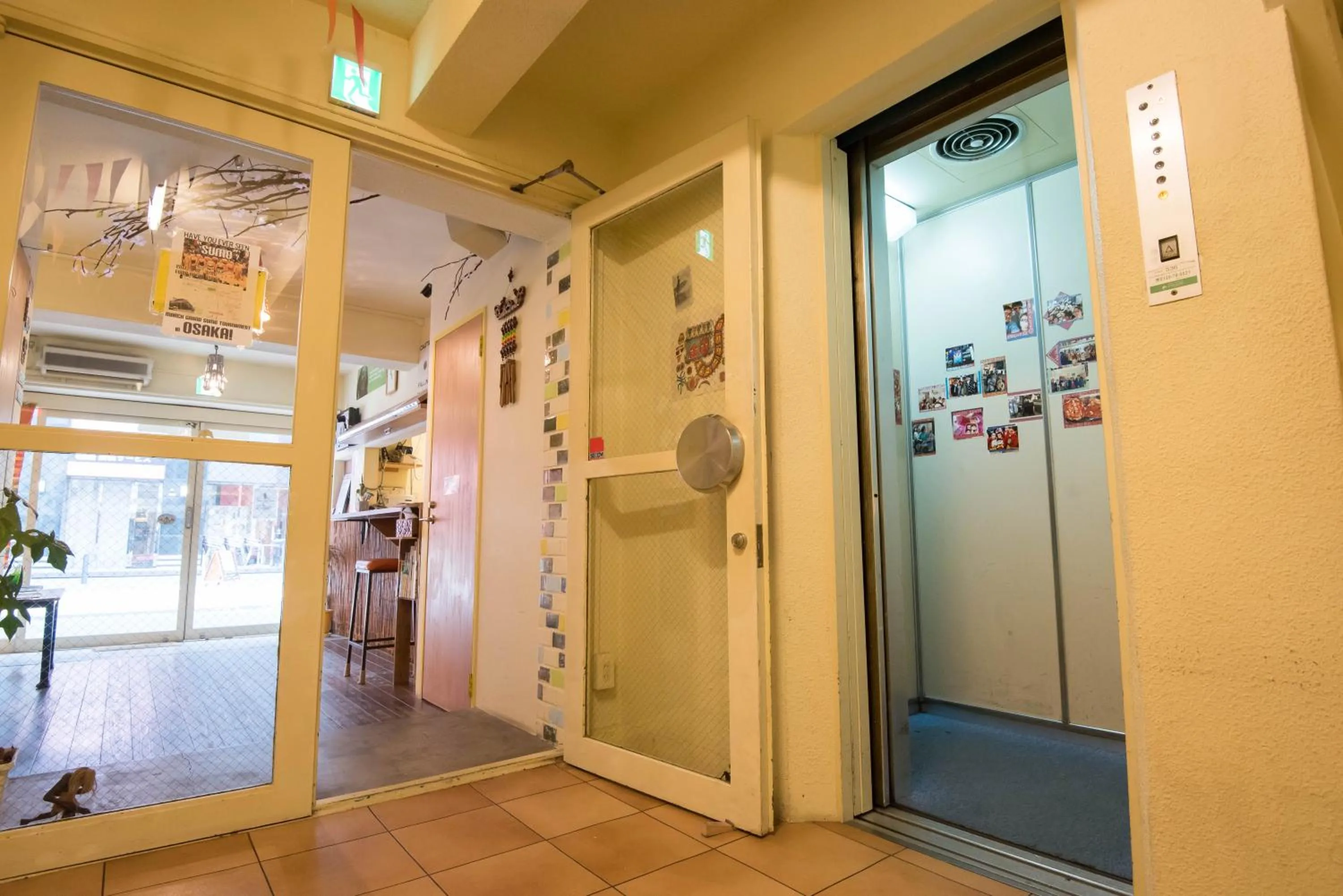 Lobby or reception in Hostel Q