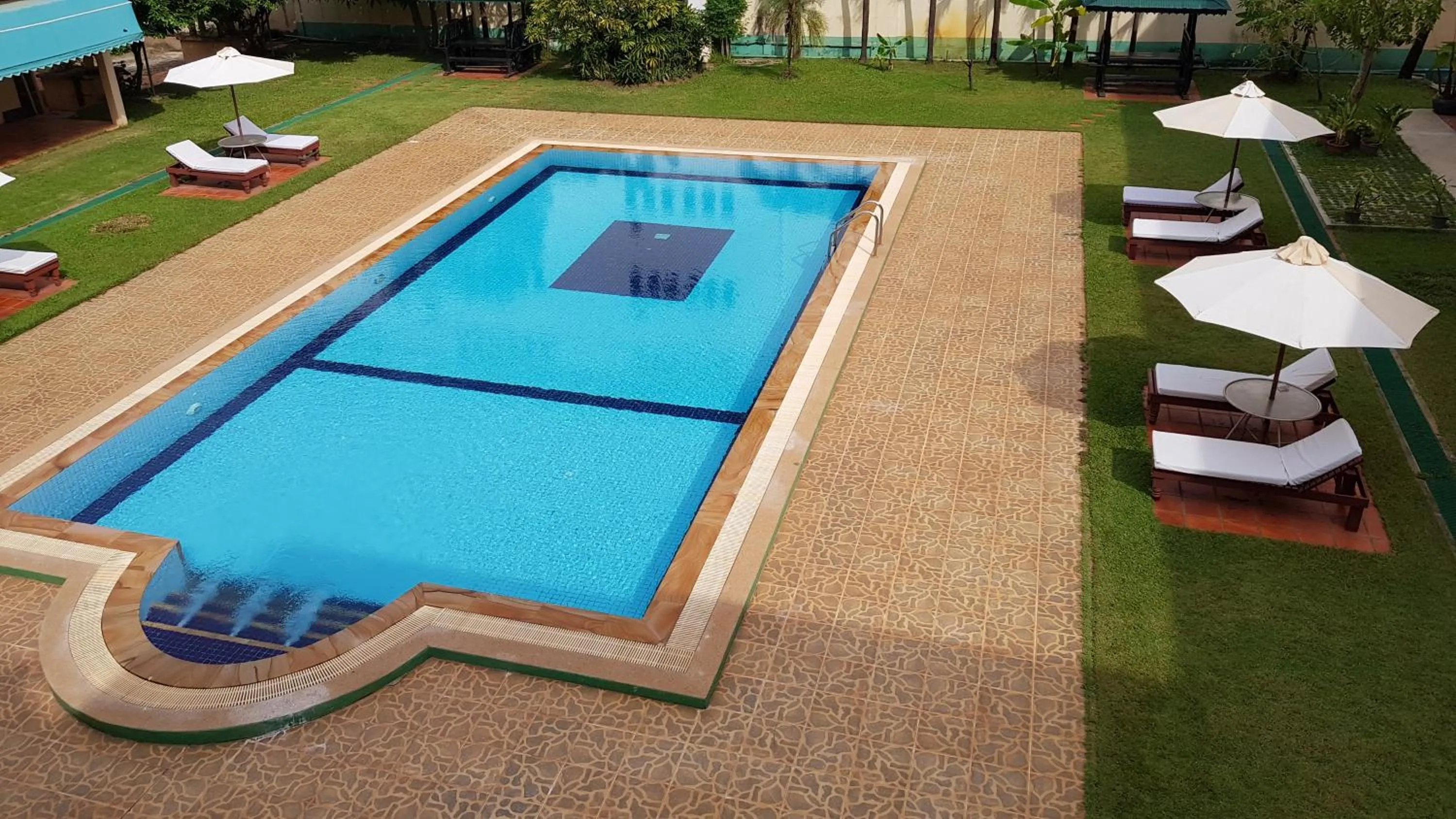 Garden view in City Angkor Hotel