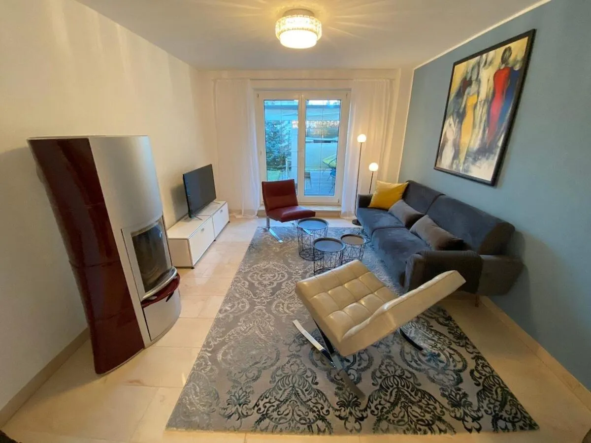 Living room in Ferienhaus Chemnitz