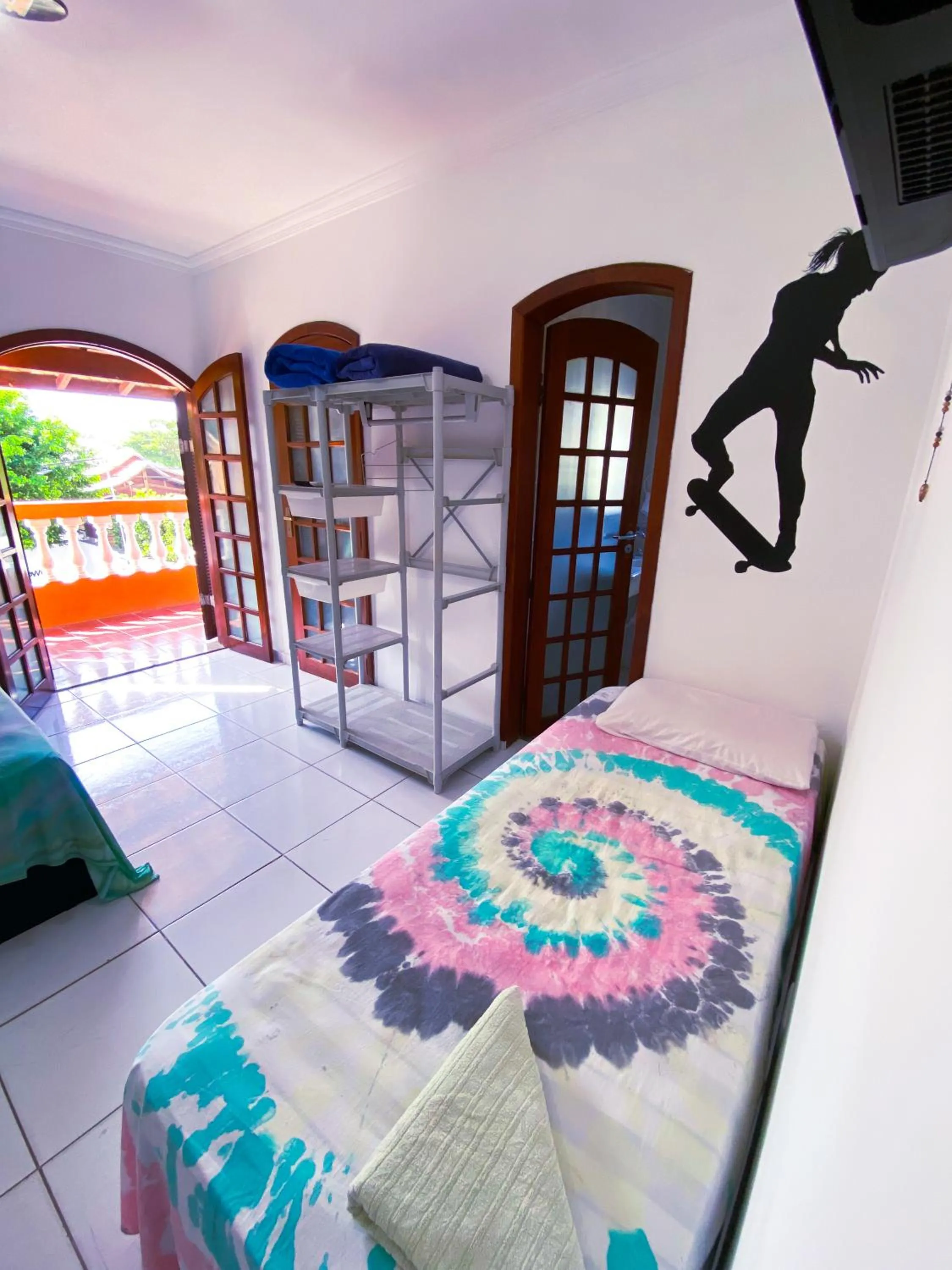 Bed in Pousada Praia do Tombo