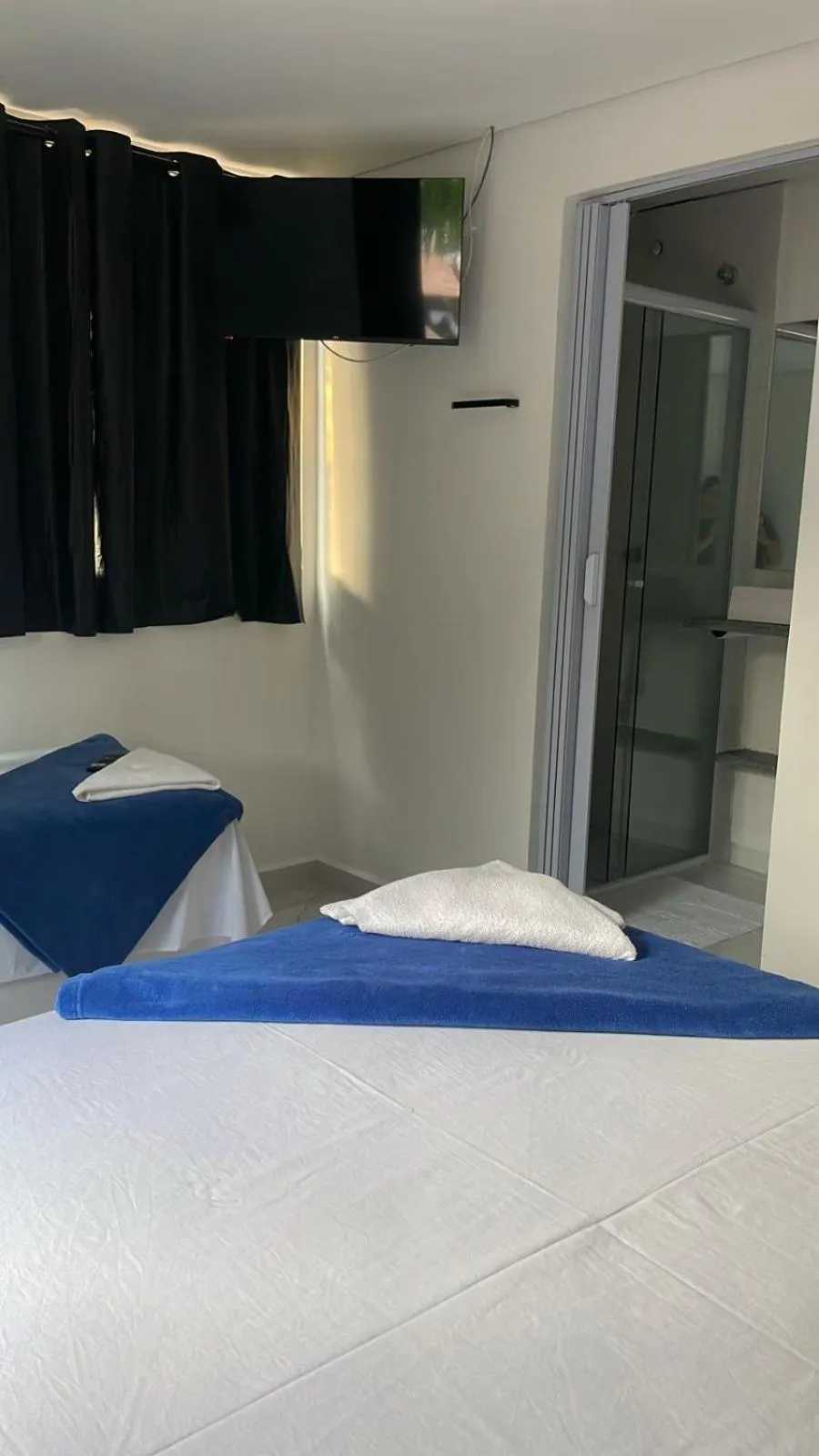 Bed in Pousada Praia do Tombo