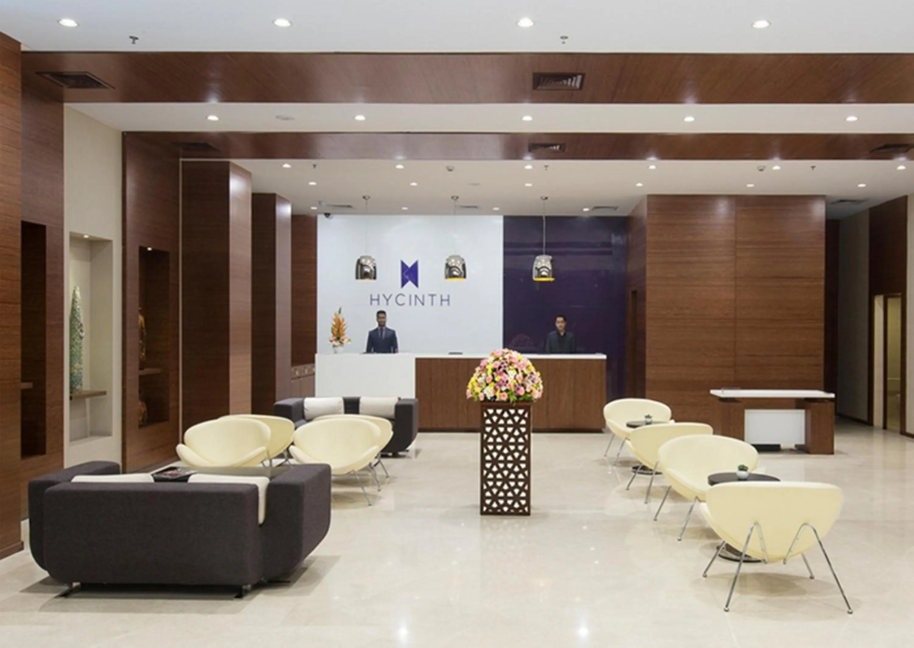 Lobby or reception in HYCINTH Hotels