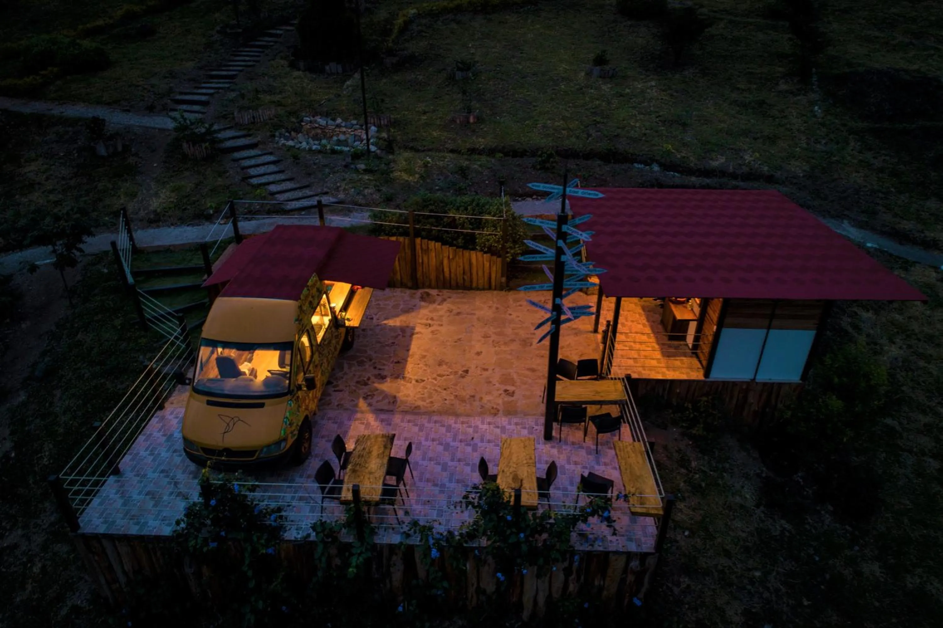 Bird's eye view in Natubri Ecohotel