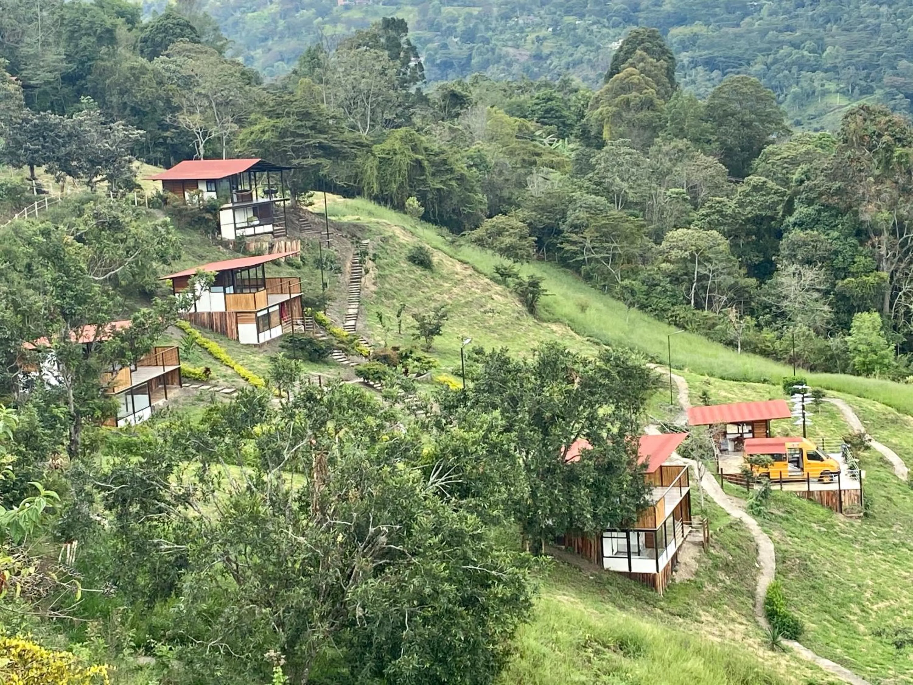Natural landscape in Natubri Ecohotel
