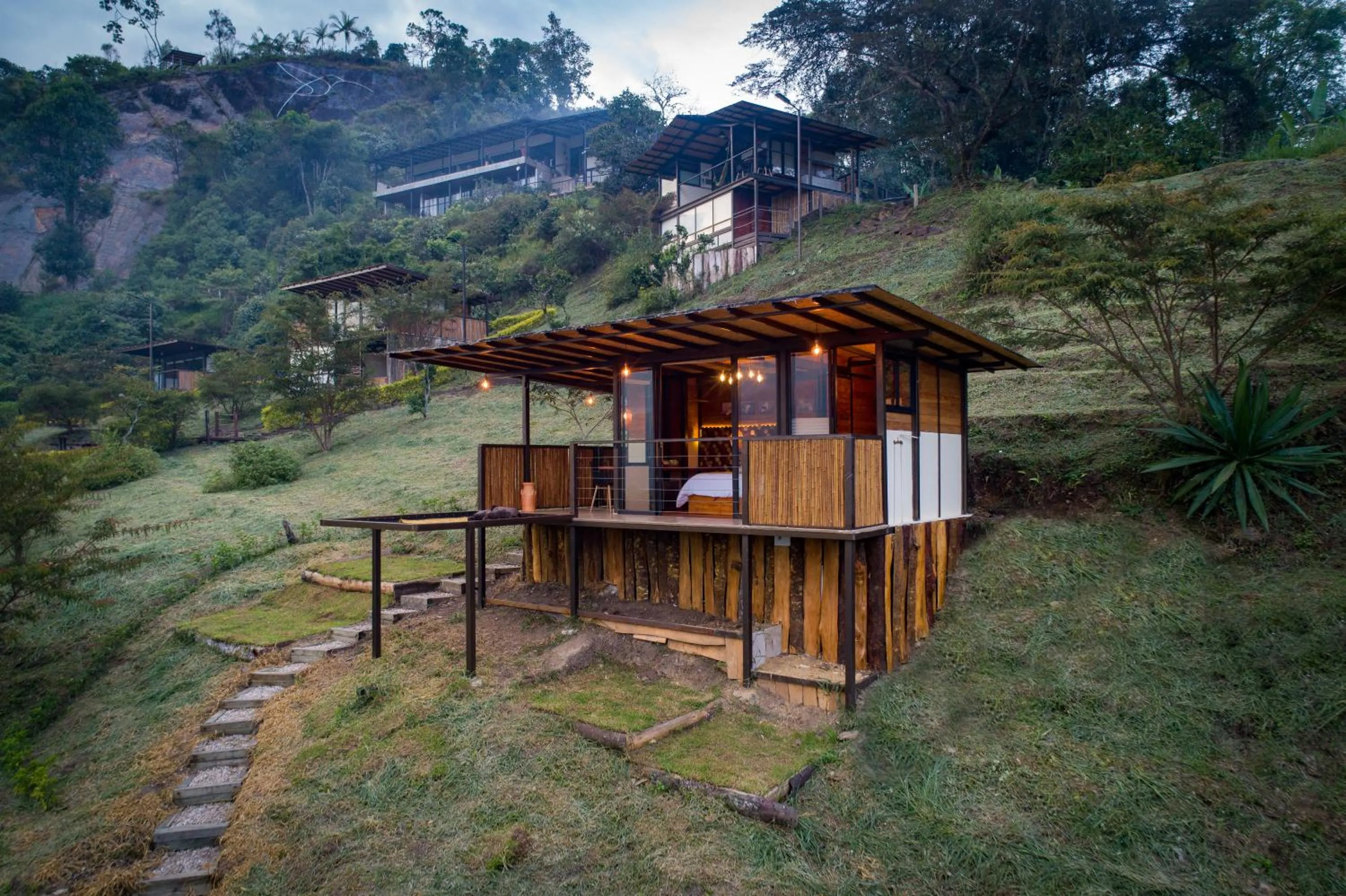 Natural landscape in Natubri Ecohotel