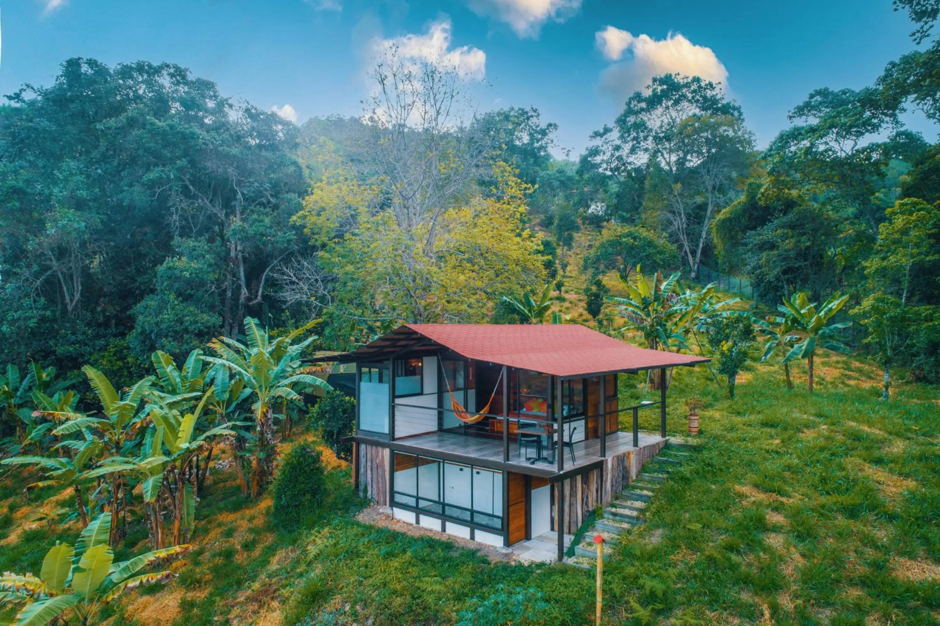 Natural landscape in Natubri Ecohotel