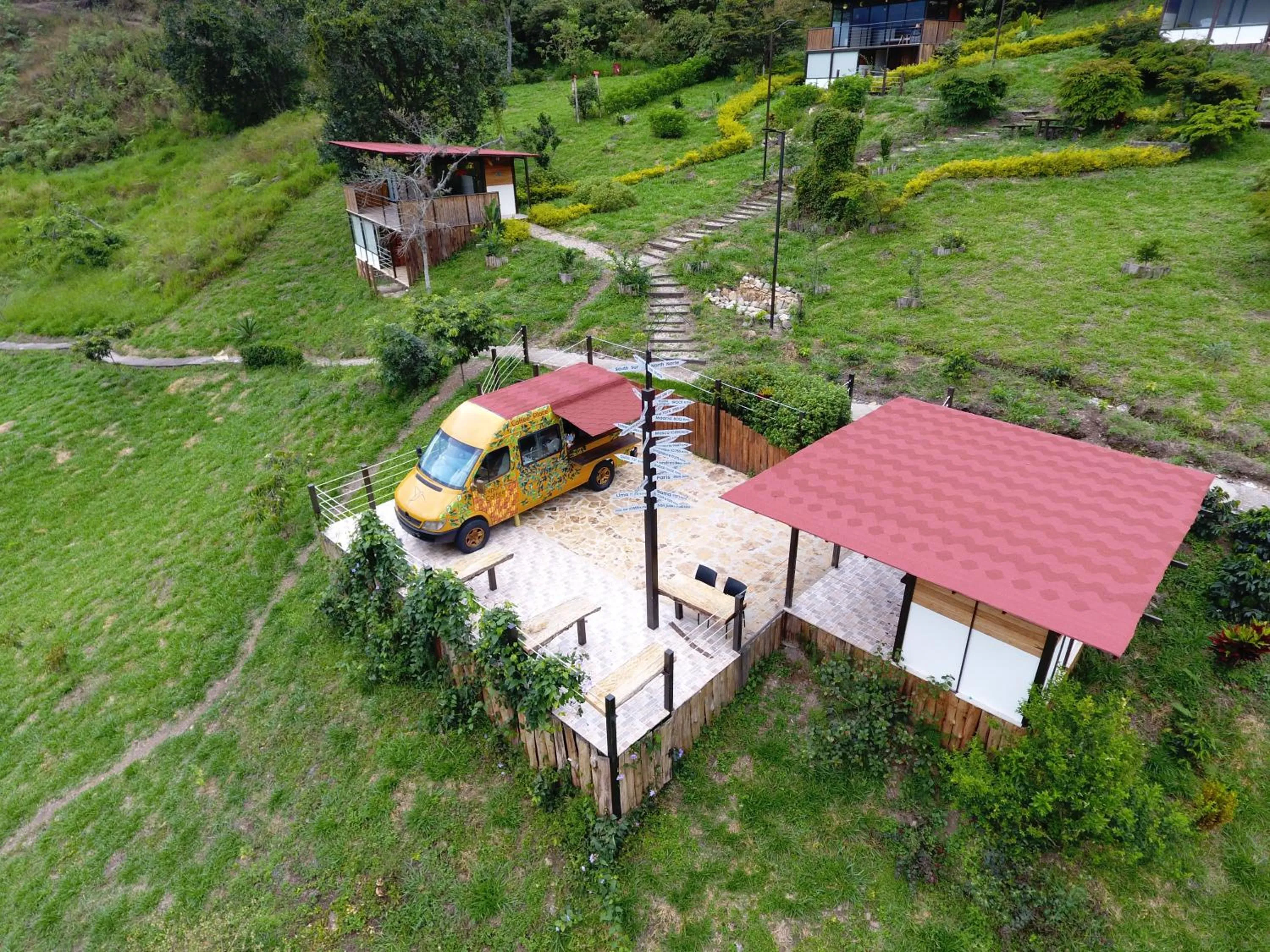 Bird's eye view in Natubri Ecohotel