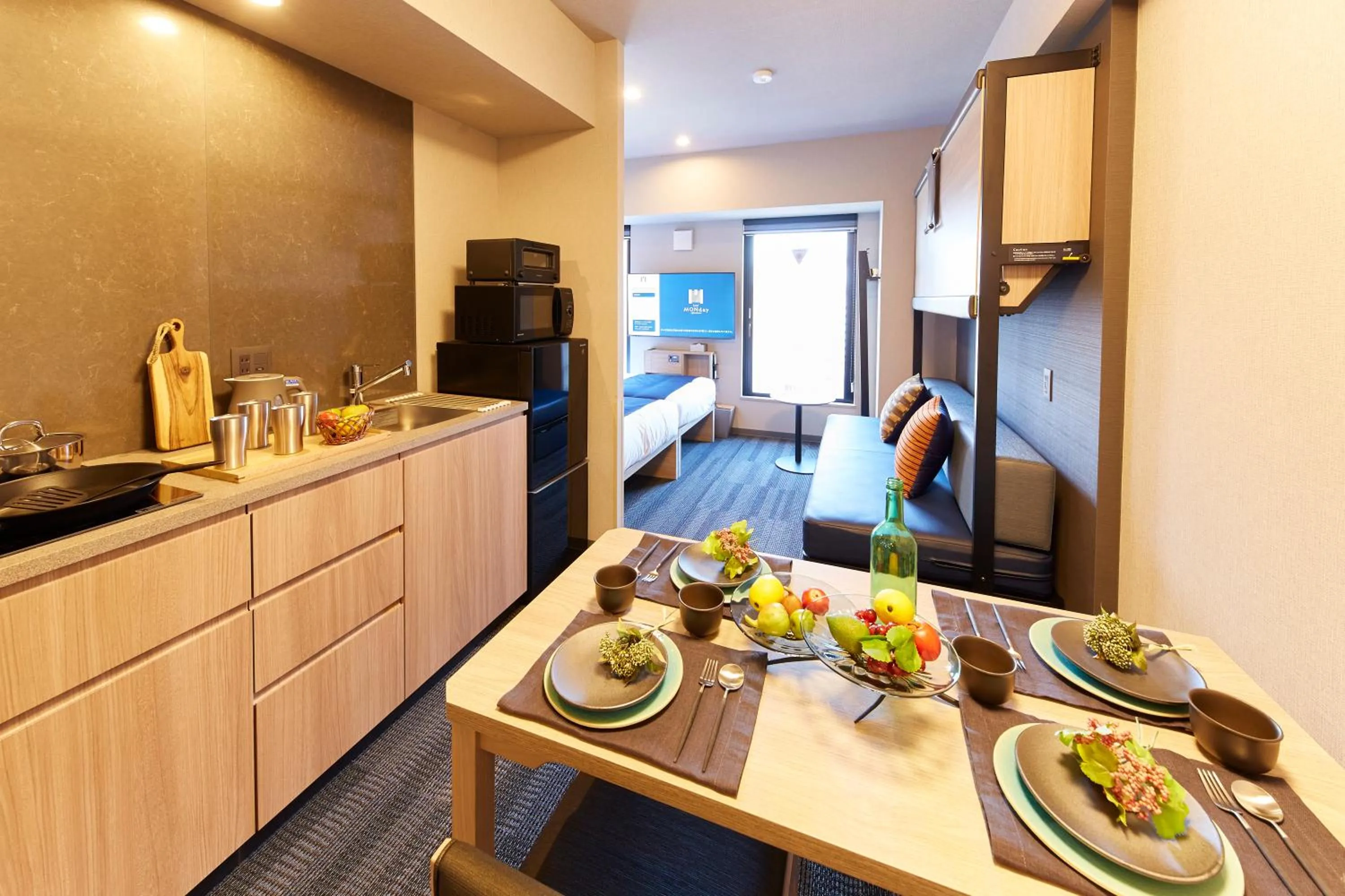 Kitchen or kitchenette in MONday Apart Asakusabashi Akihabara