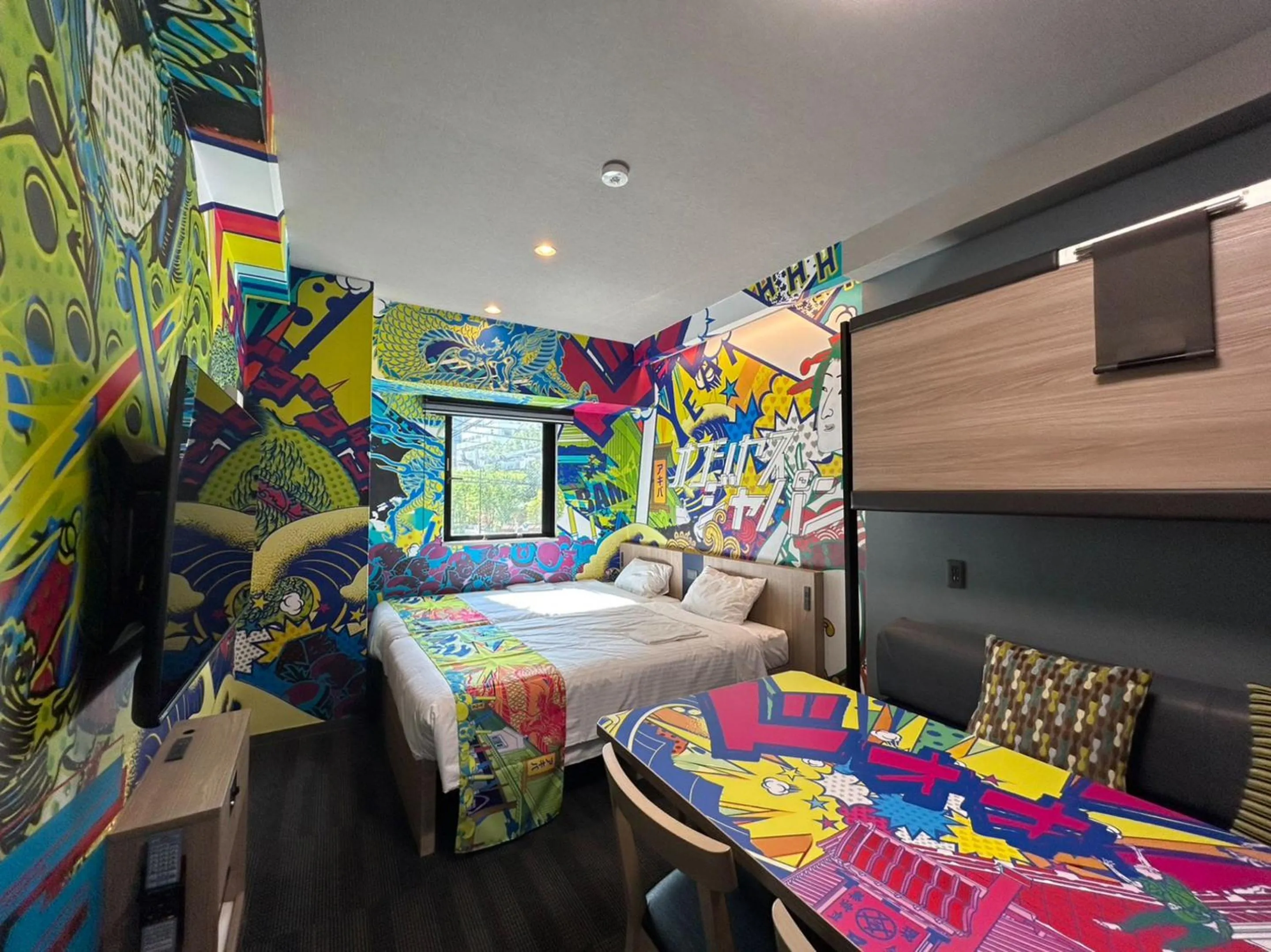 Photo of the whole room, Bed in MONday Apart Asakusabashi Akihabara