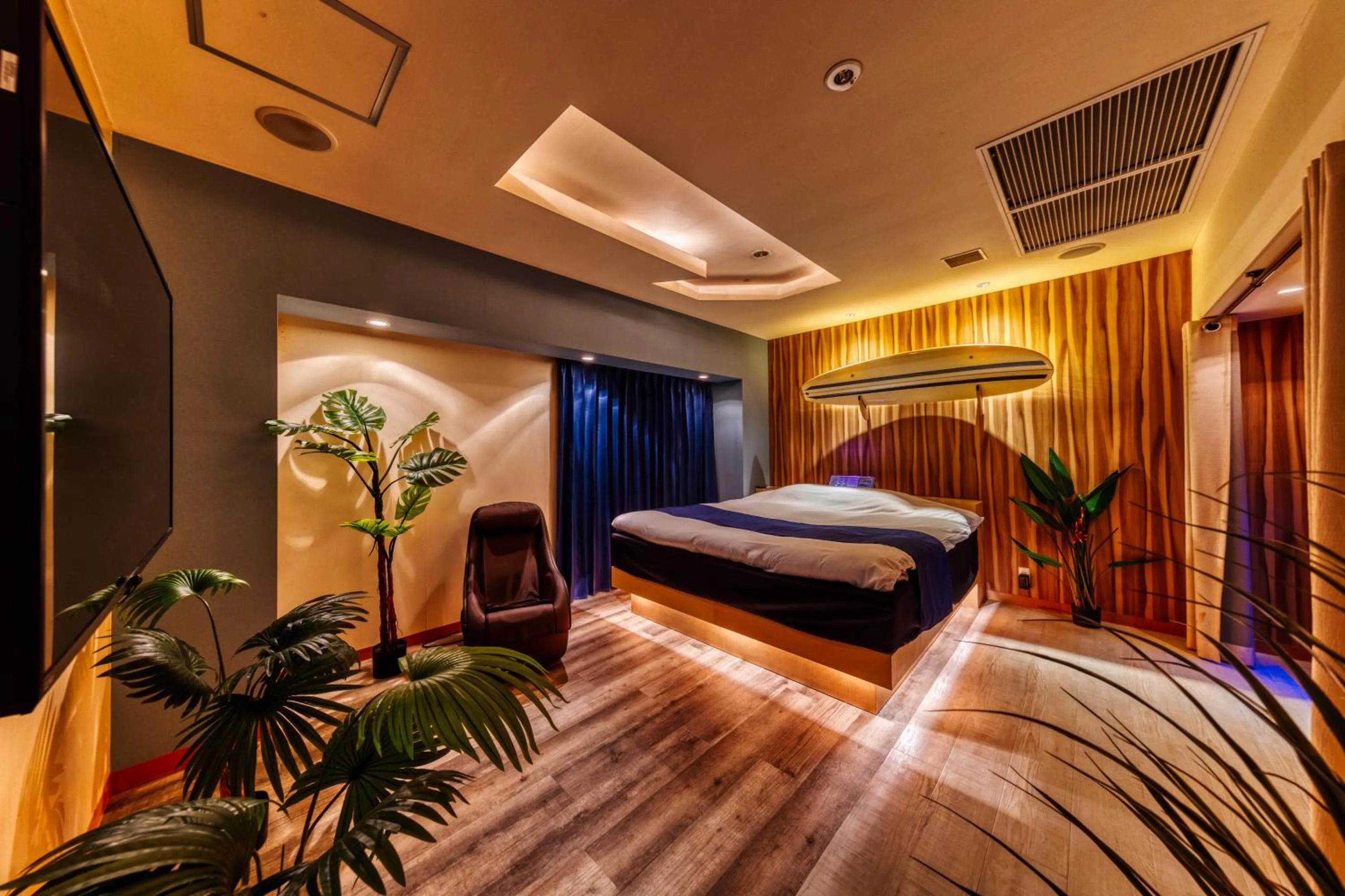 Bed in HOTEL ATLANTIS OARAI -Adult Only