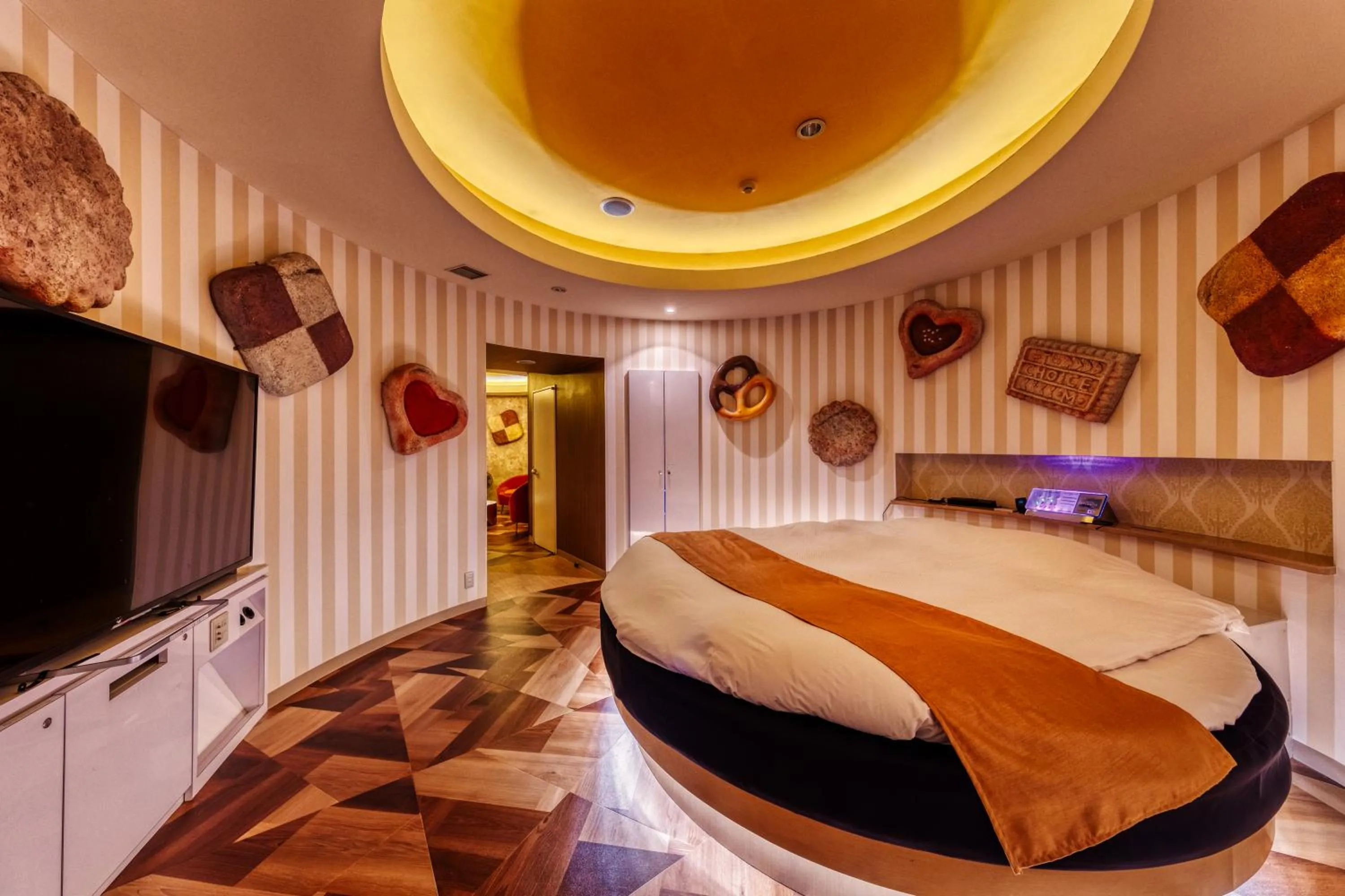 Bed in HOTEL ATLANTIS OARAI -Adult Only