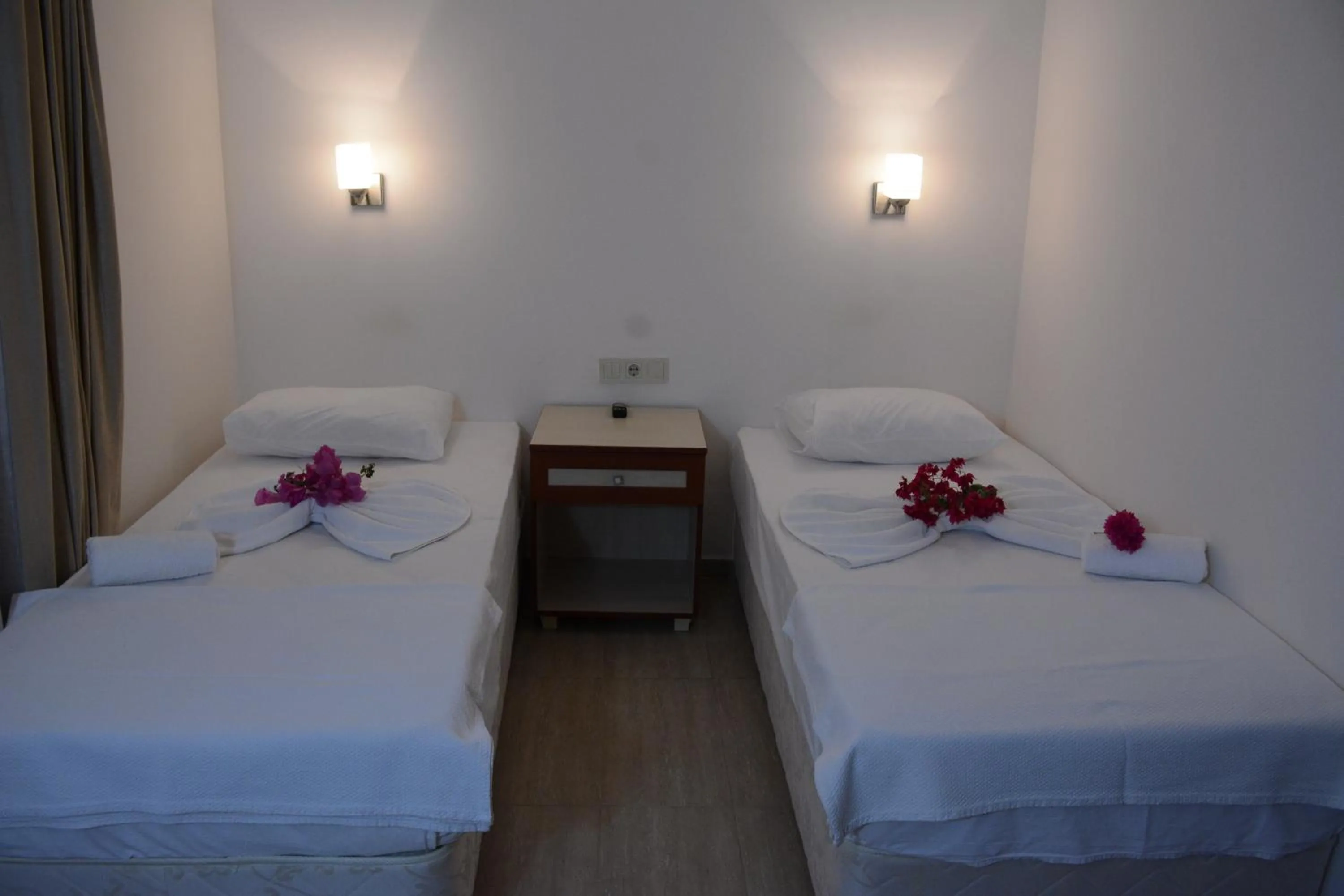 Bed in Manolya Hotel