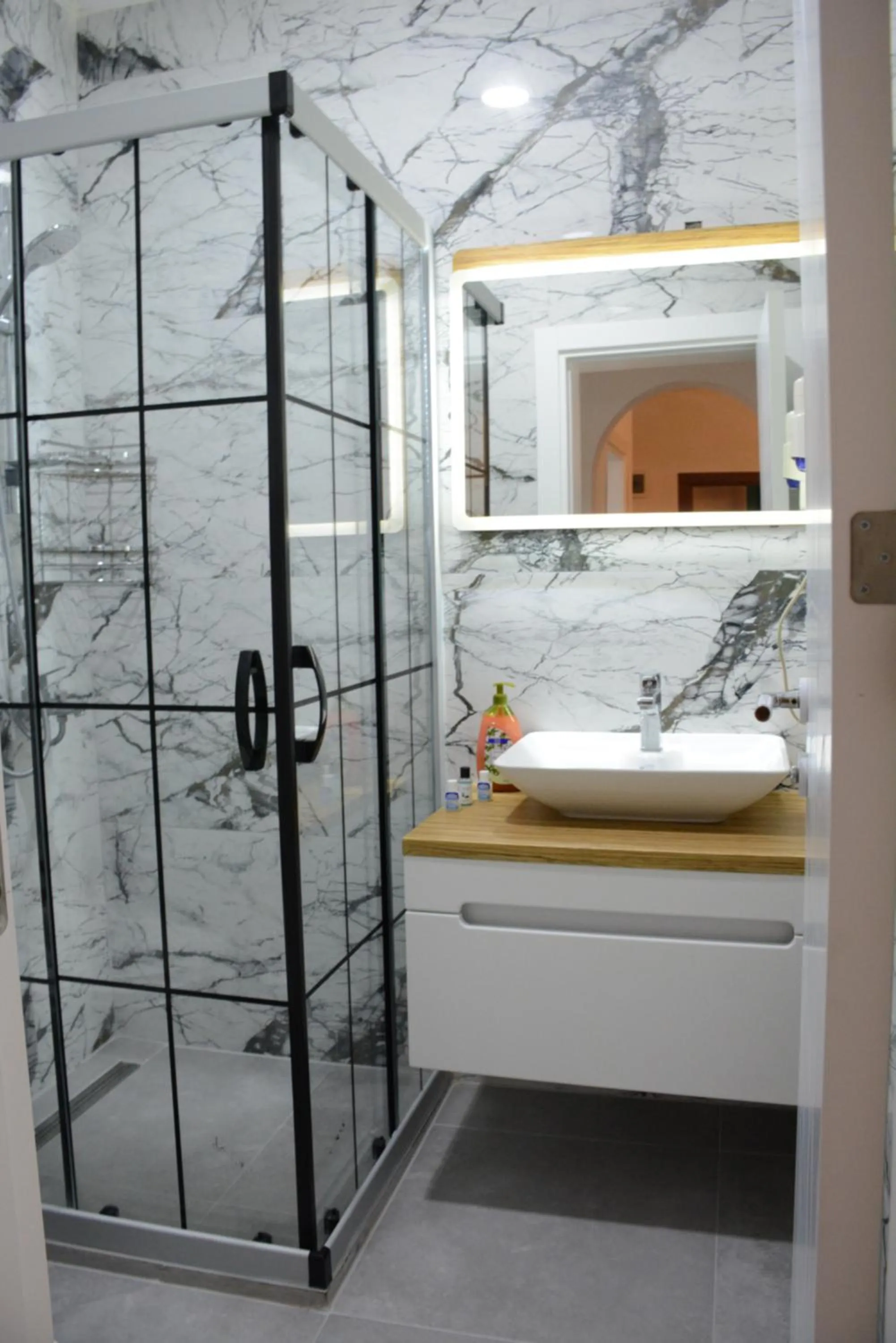 Bed in Manolya Hotel