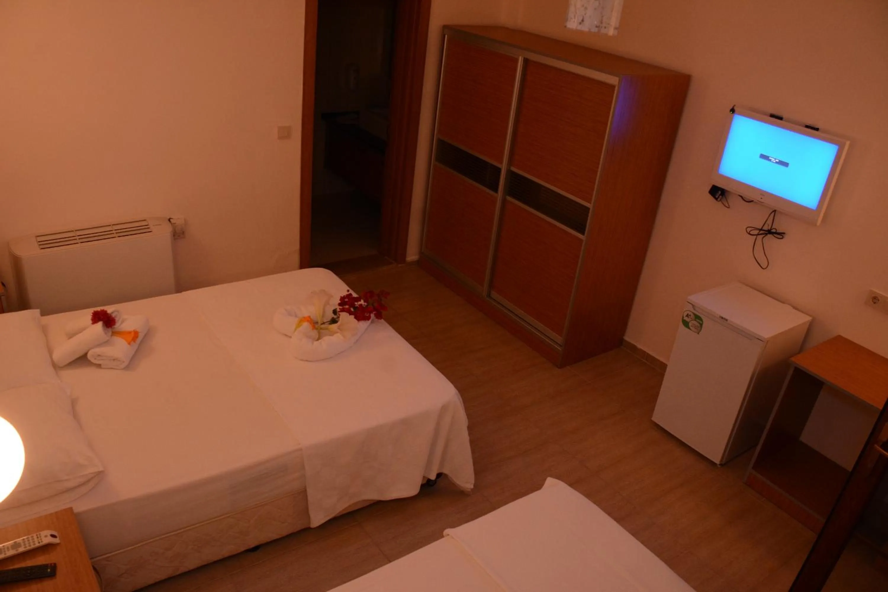 Bed in Manolya Hotel