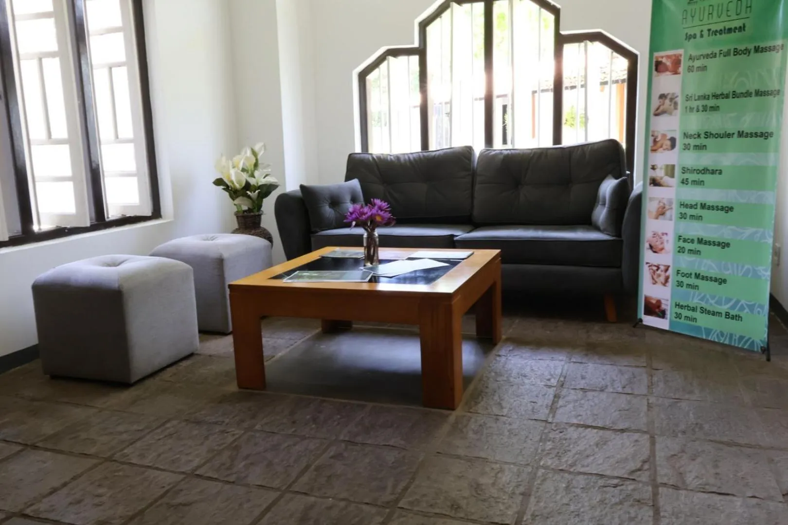 Seating area in Handagedara Resort & Spa