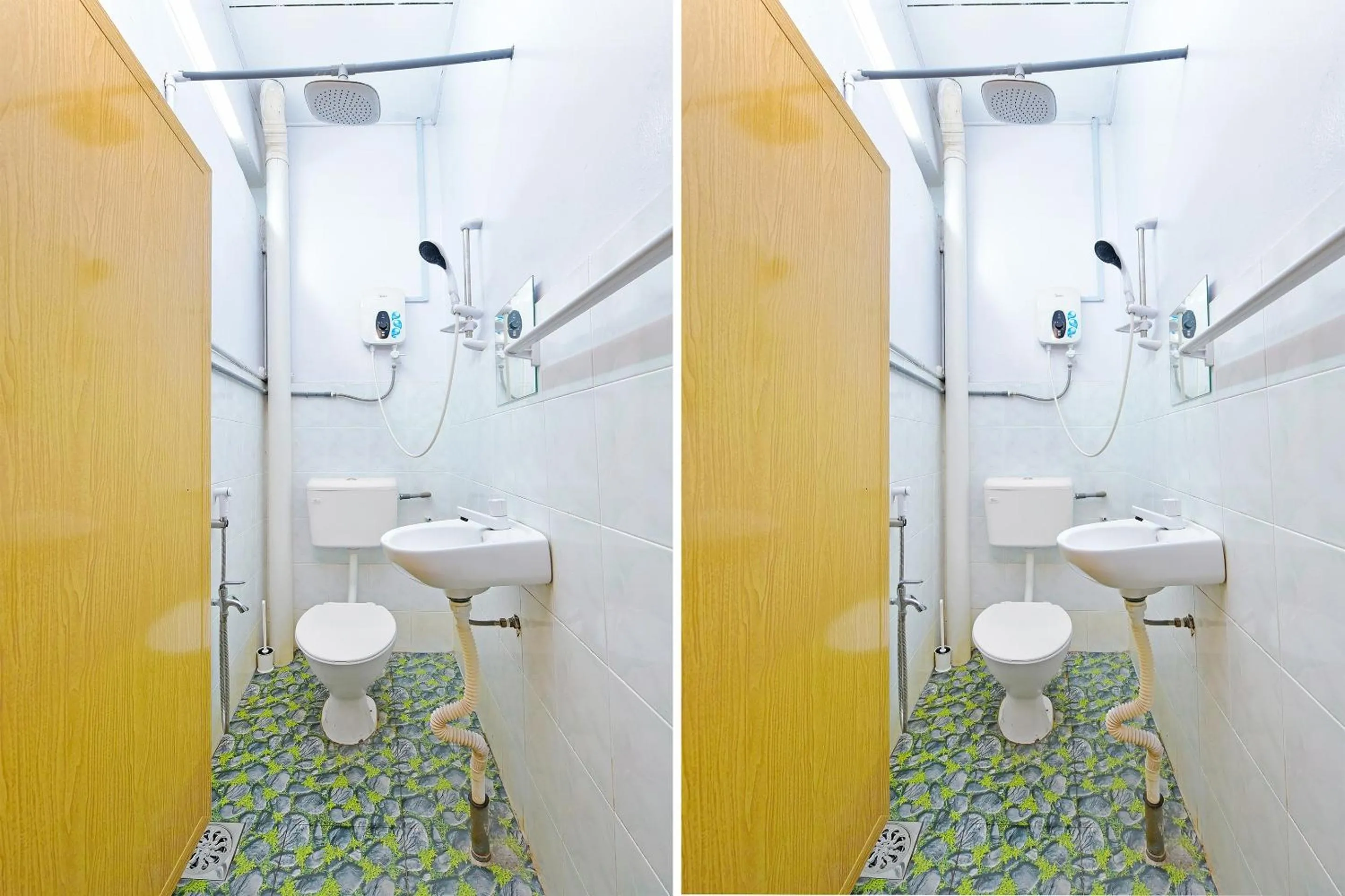 Bathroom in Hotel O Bidara Guest House